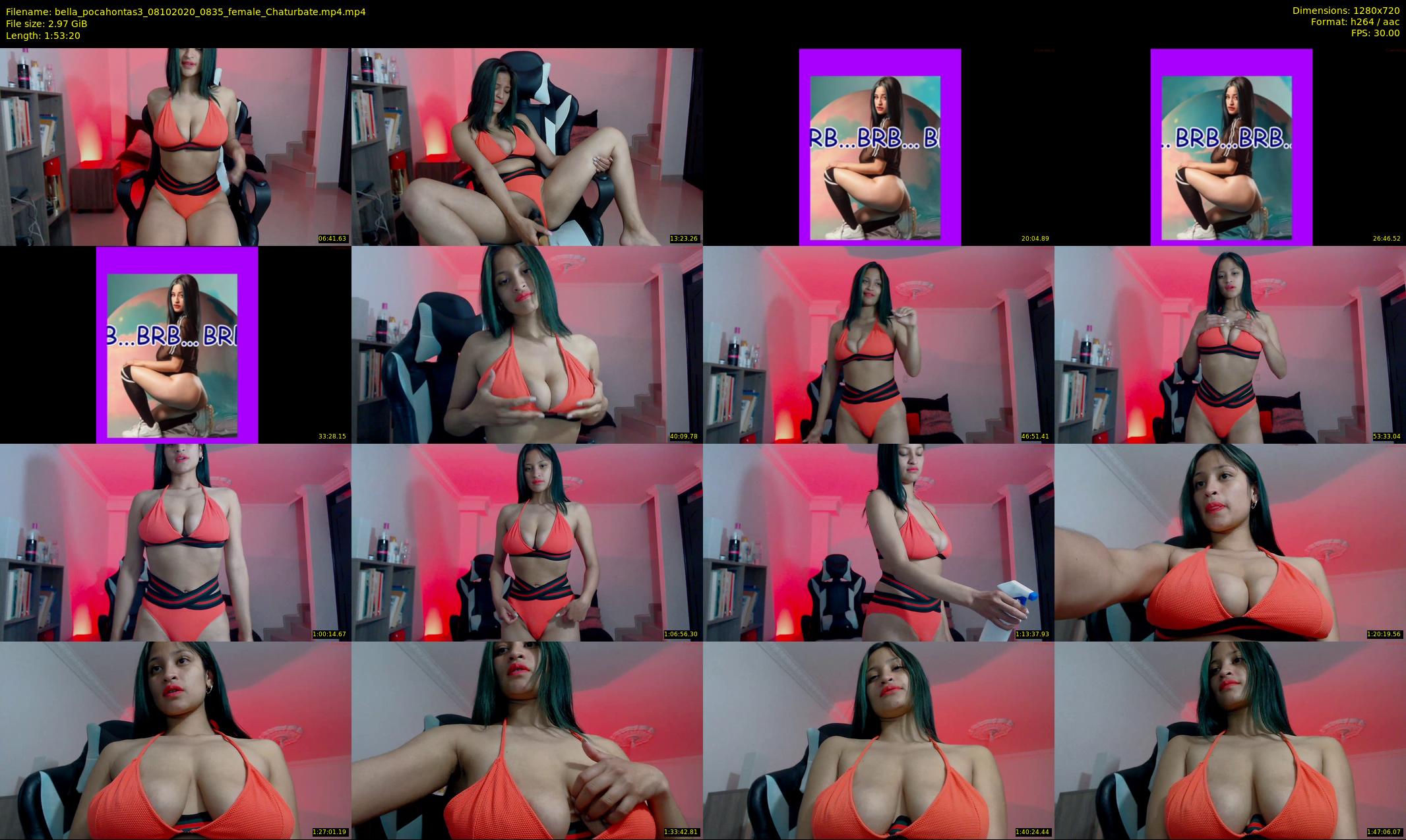 bella_pocahontas3 — 114 minute Chaturbate female cam show recording, 720p, Oct 8, 2020