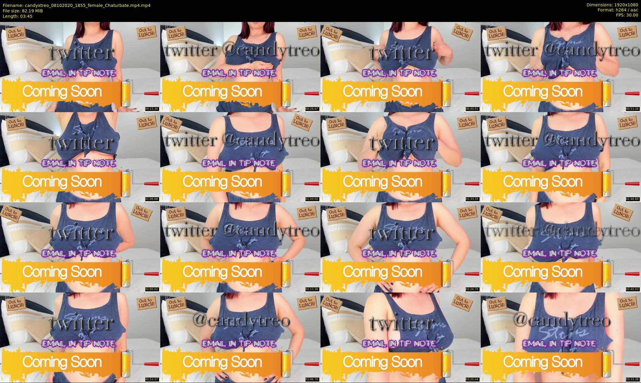 candyxtreo — 4 minute Chaturbate couple cam show recording, 1080p, Oct 8, 2020