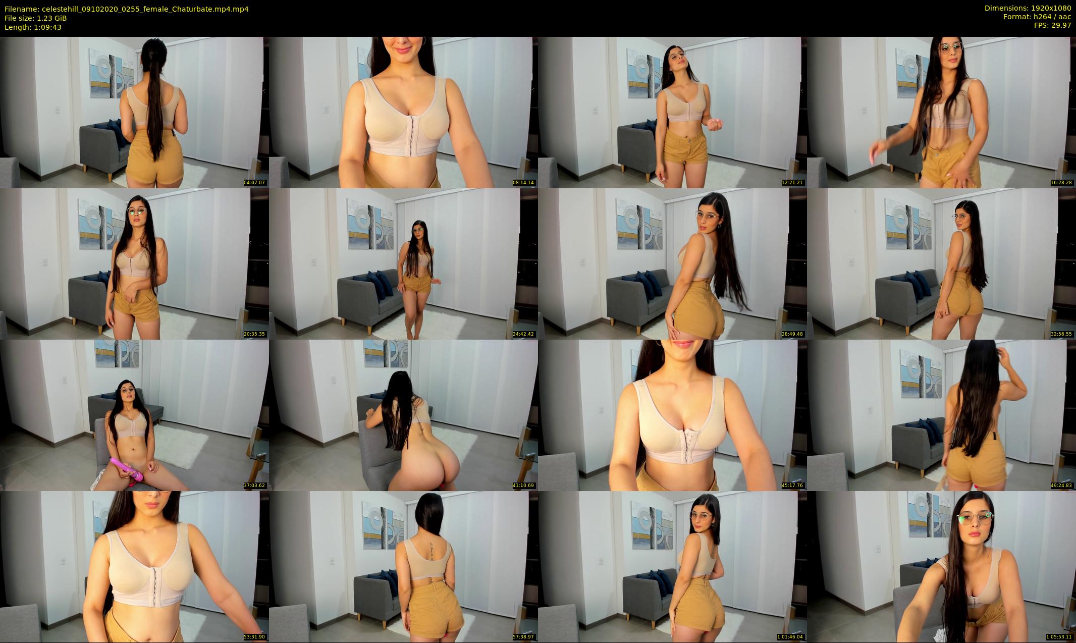 celestehill — 70 minute Chaturbate female cam show recording, 1080p, Oct 9, 2020