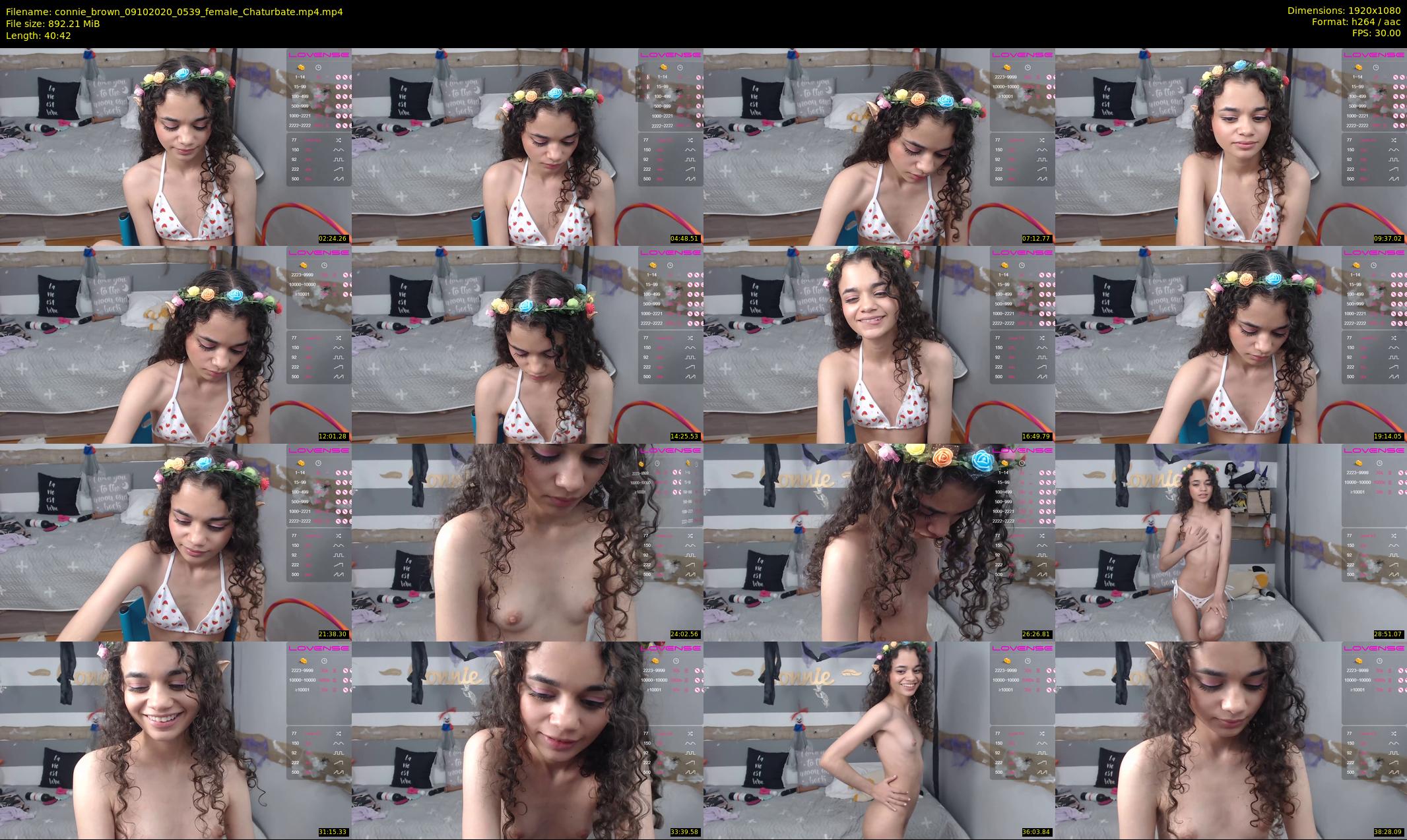 connie_brown — 41 minute Chaturbate female cam show recording, 1080p, Oct 9, 2020