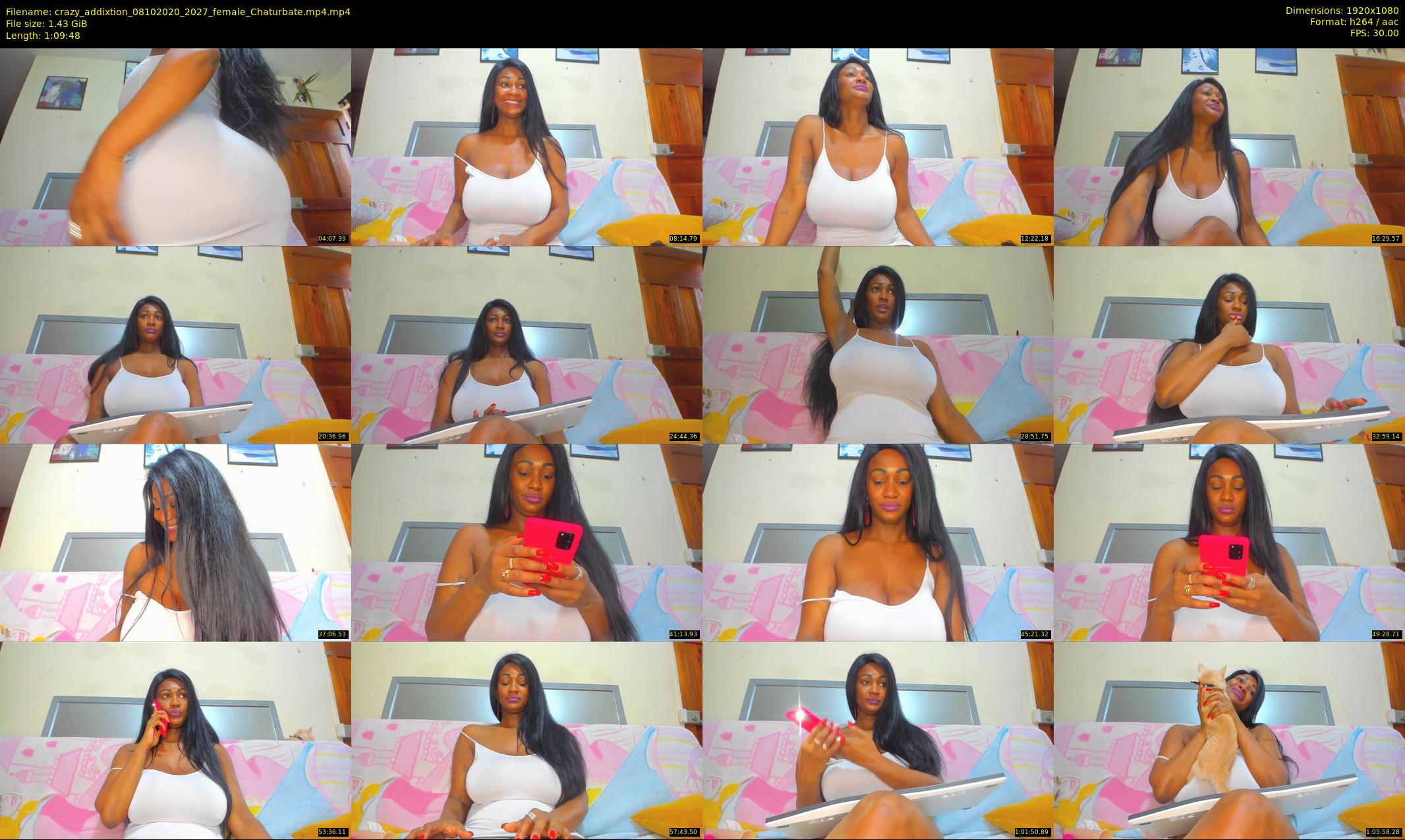 crazy_addixtion — 70 minute Chaturbate female cam show recording, 1080p, Oct 8, 2020