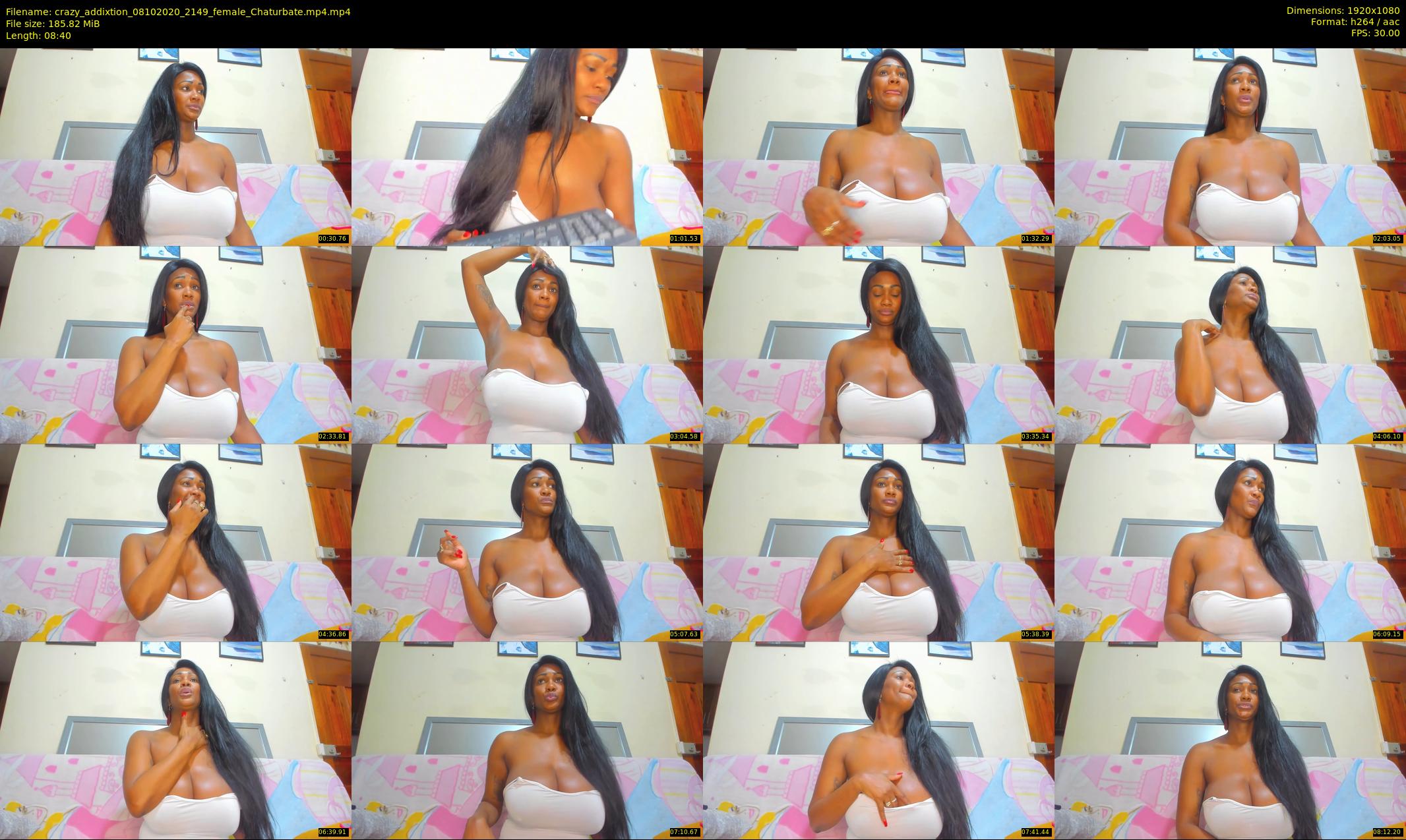 crazy_addixtion — 9 minute Chaturbate female cam show recording, 1080p, Oct 8, 2020