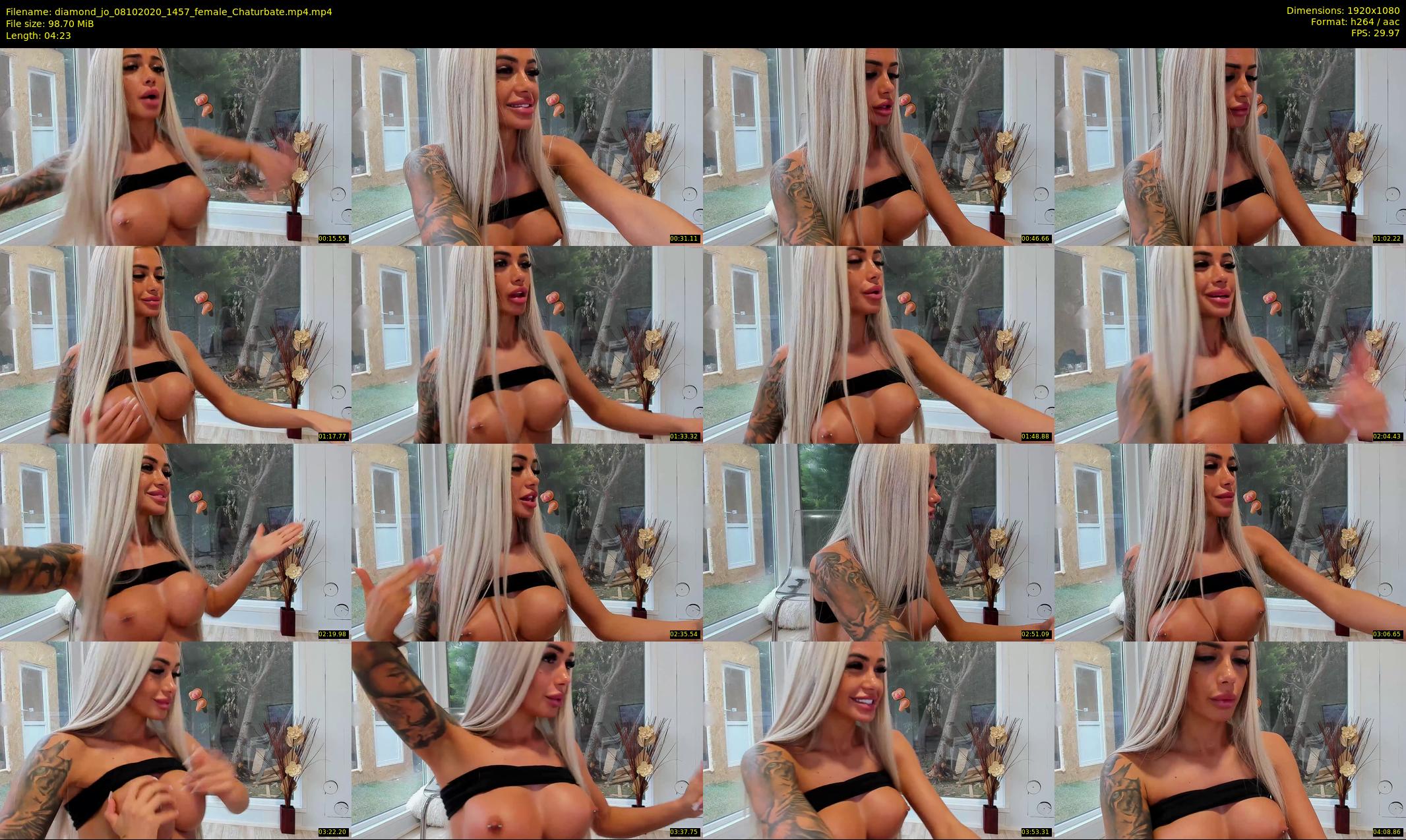 diamond_jo — 5 minute Chaturbate female cam show recording, 1080p, Oct 8, 2020