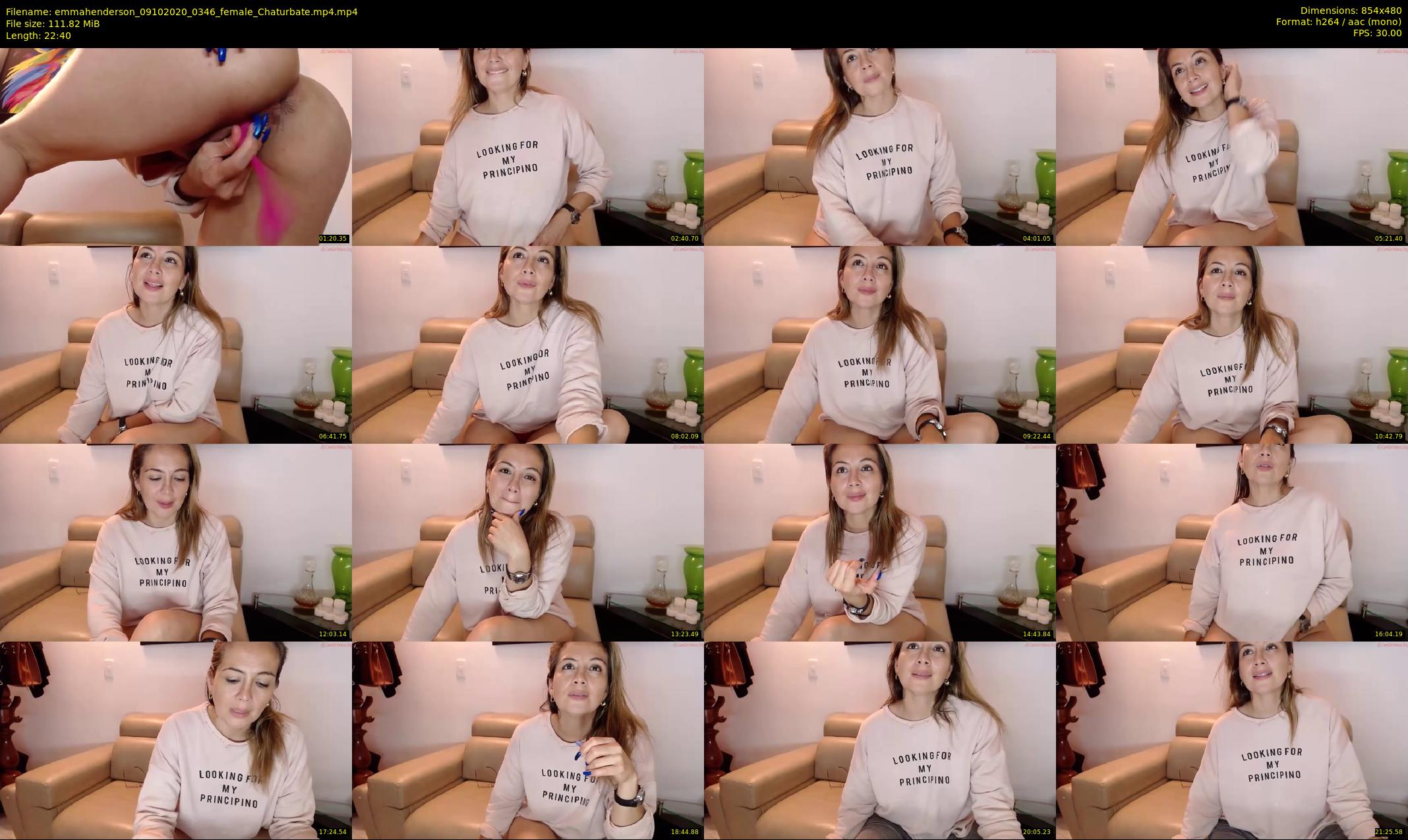 emmahenderson — 23 minute Chaturbate female cam show recording, 480p, Oct 9, 2020