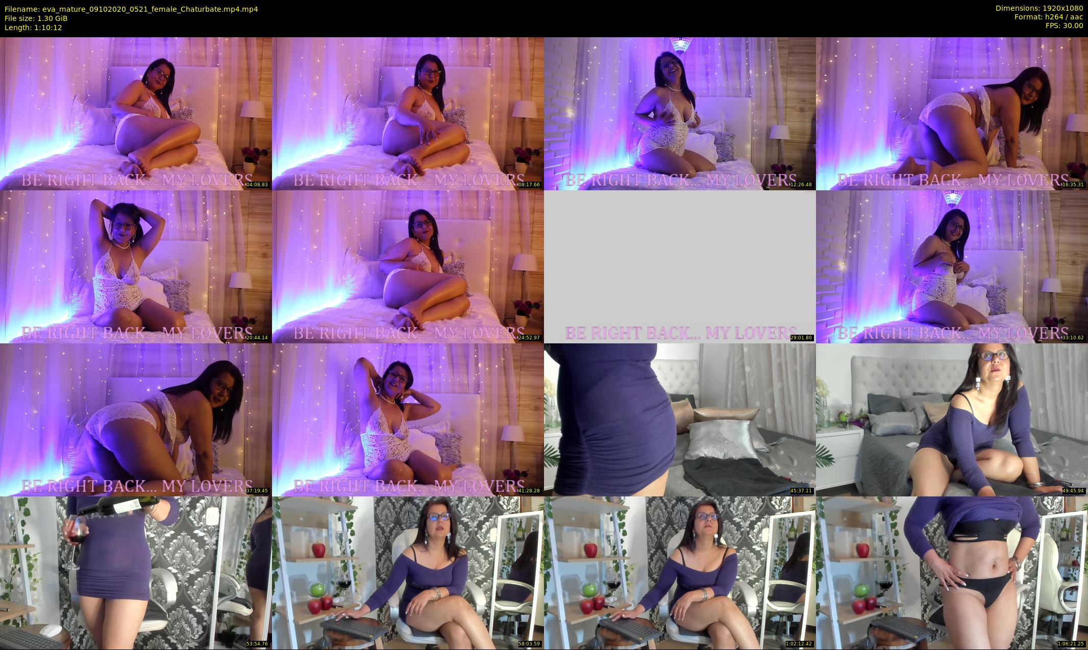 eva_mature — 71 minute Chaturbate female cam show recording, 1080p, Oct 9, 2020