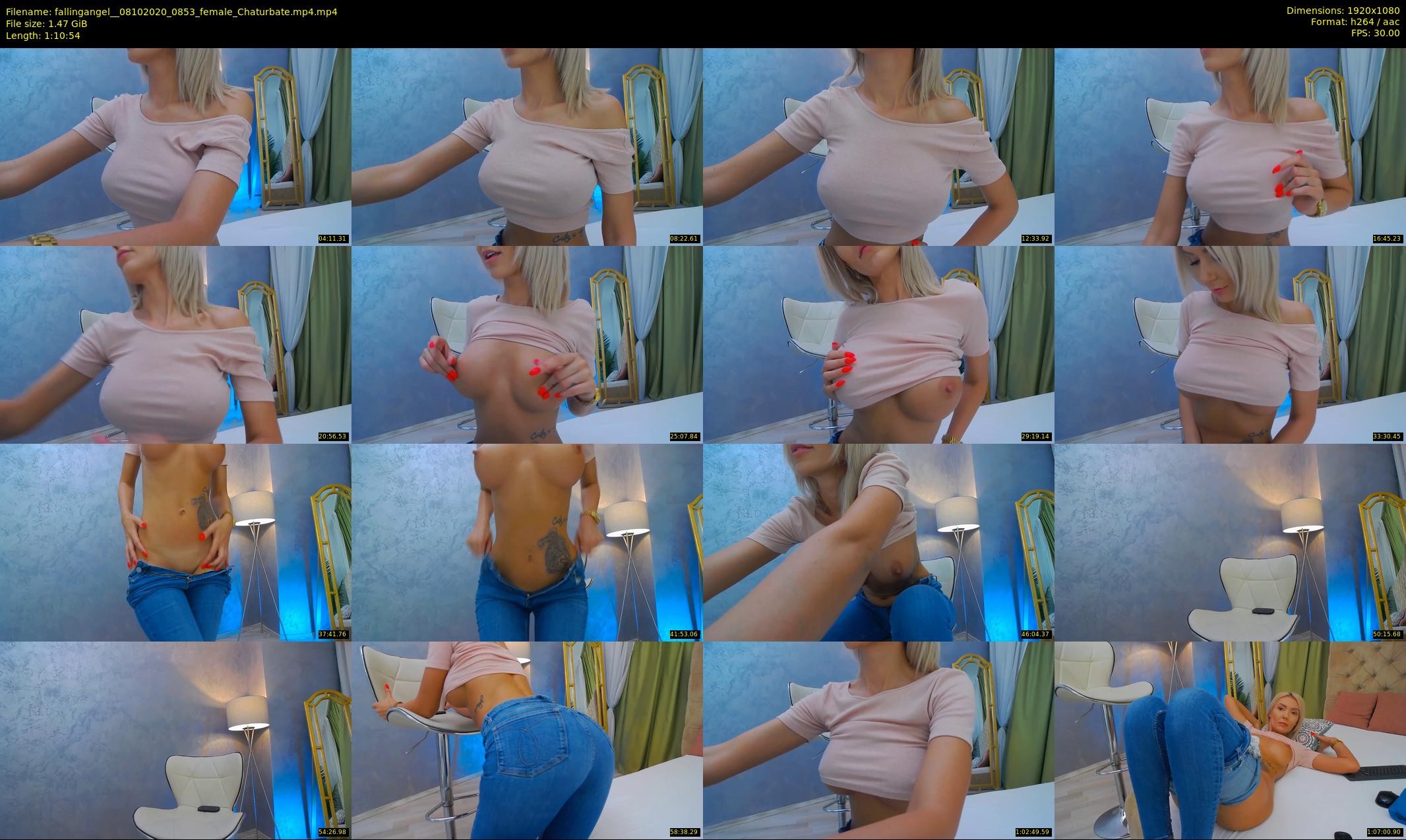 fallingangel_ — 71 minute Chaturbate female cam show recording, 1080p, Oct 8, 2020