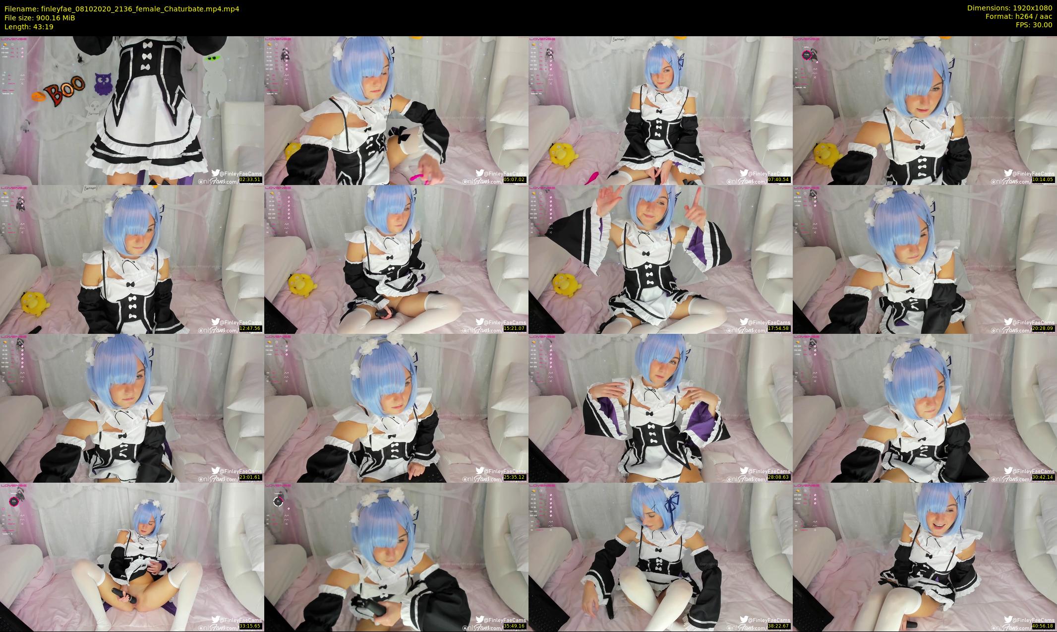finleyfae — 44 minute Chaturbate female cam show recording, 1080p, Oct 8, 2020