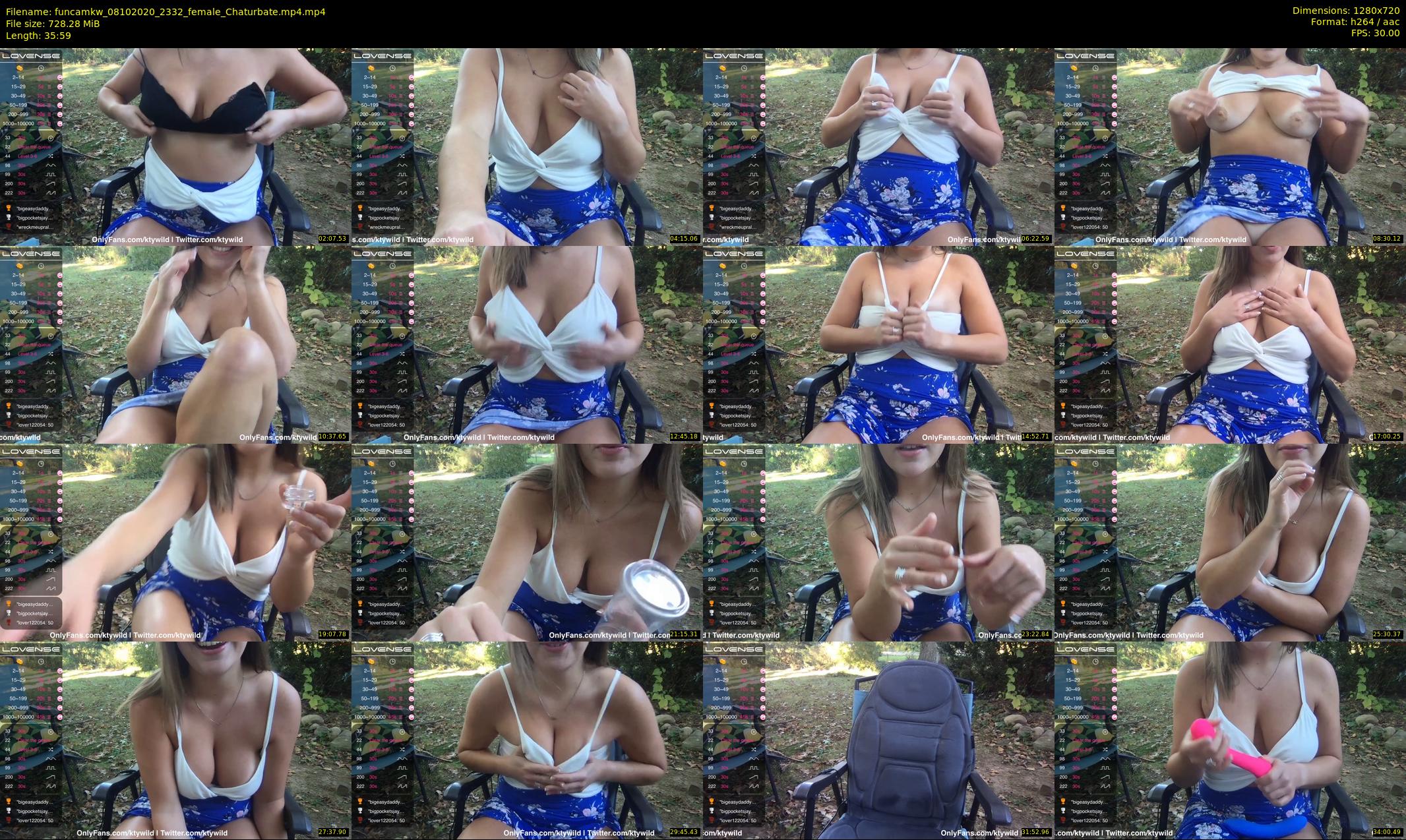 funcamkw — 36 minute Chaturbate female cam show recording, 720p, Oct 8, 2020