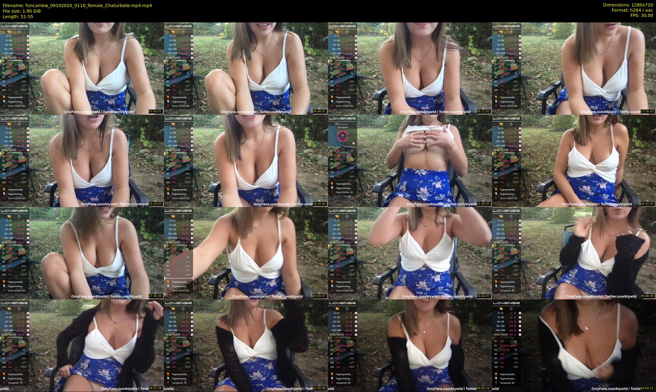 funcamkw — 52 minute Chaturbate female cam show recording, 720p, Oct 9, 2020