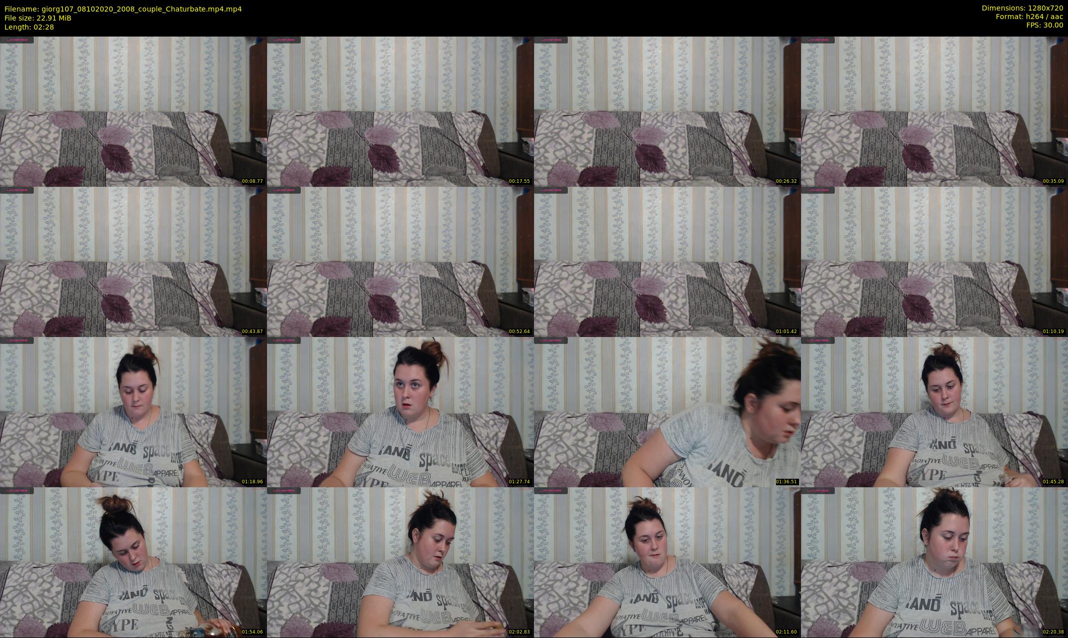 giorg107 — 3 minute Chaturbate couple cam show recording, 720p, Oct 8, 2020