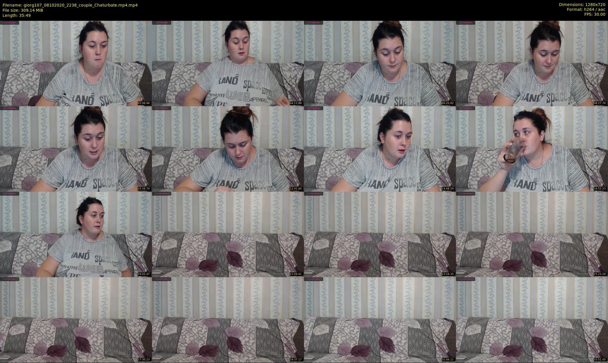 giorg107 — 36 minute Chaturbate couple cam show recording, 720p, Oct 8, 2020