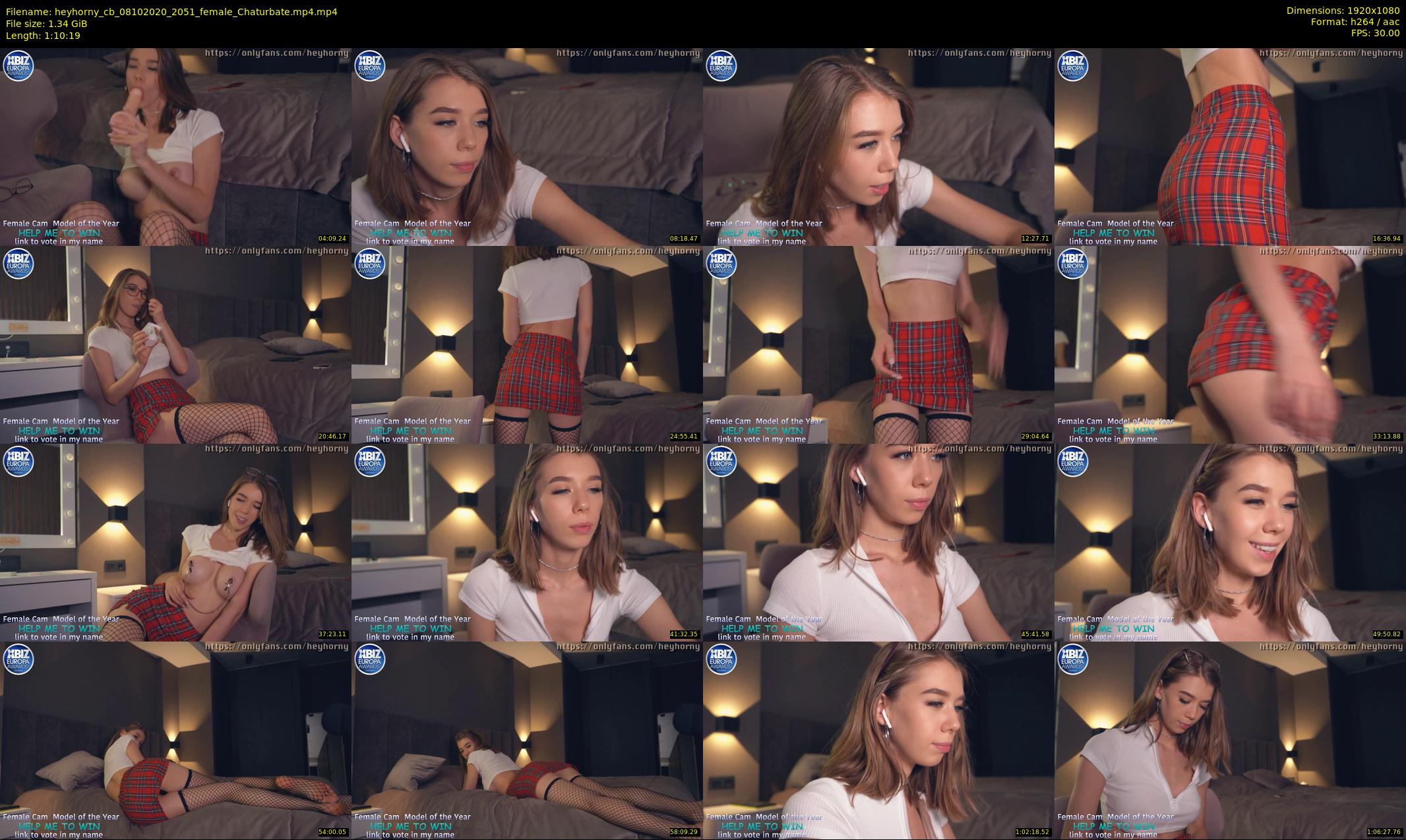 heyhorny_cb — 71 minute Chaturbate couple cam show recording, 1080p, Oct 8, 2020