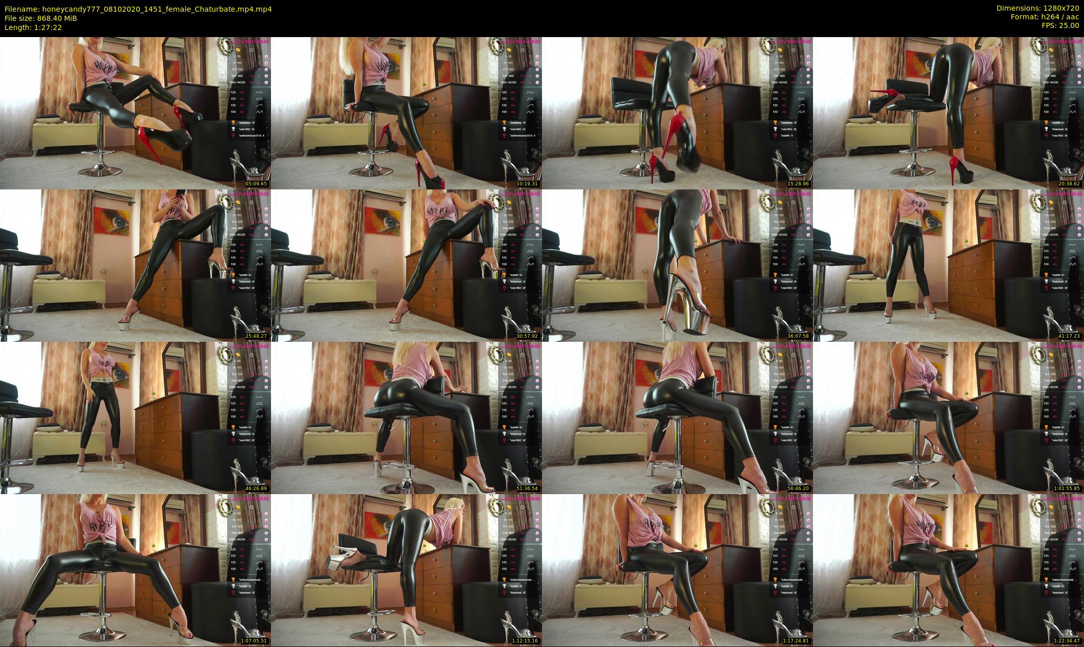 honeycandy777 — 88 minute Chaturbate couple cam show recording, 720p, Oct 8, 2020