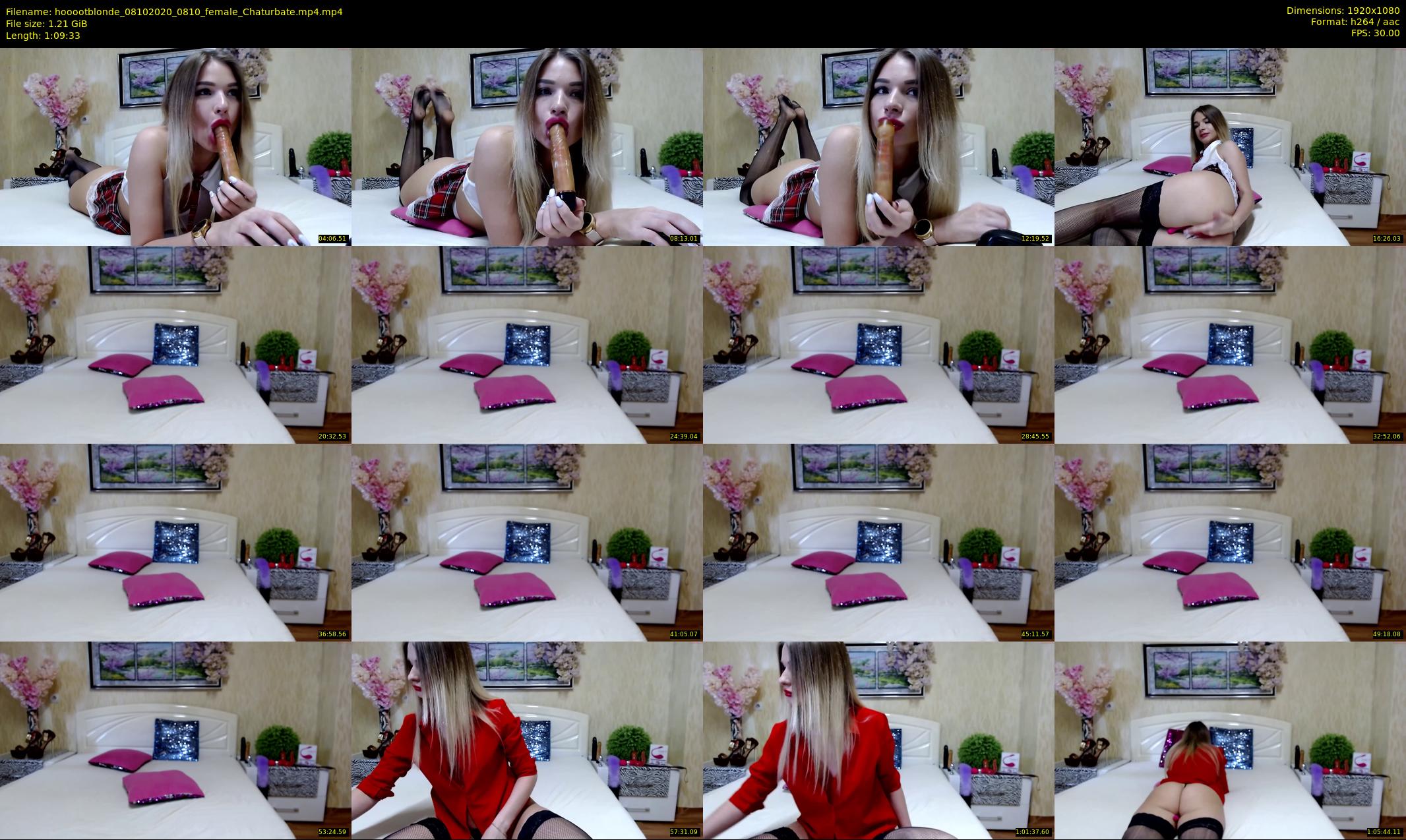 hooootblonde — 70 minute Chaturbate female cam show recording, 1080p, Oct 8, 2020