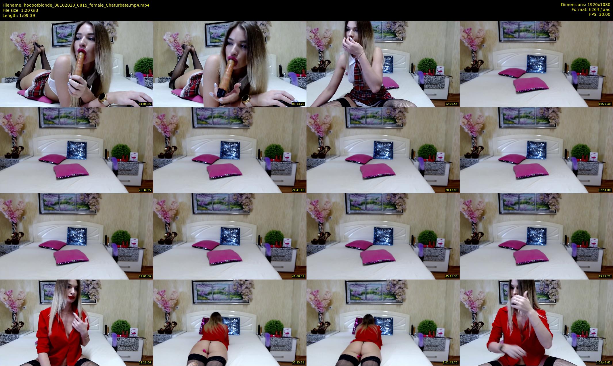 hooootblonde — 70 minute Chaturbate female cam show recording, 1080p, Oct 8, 2020