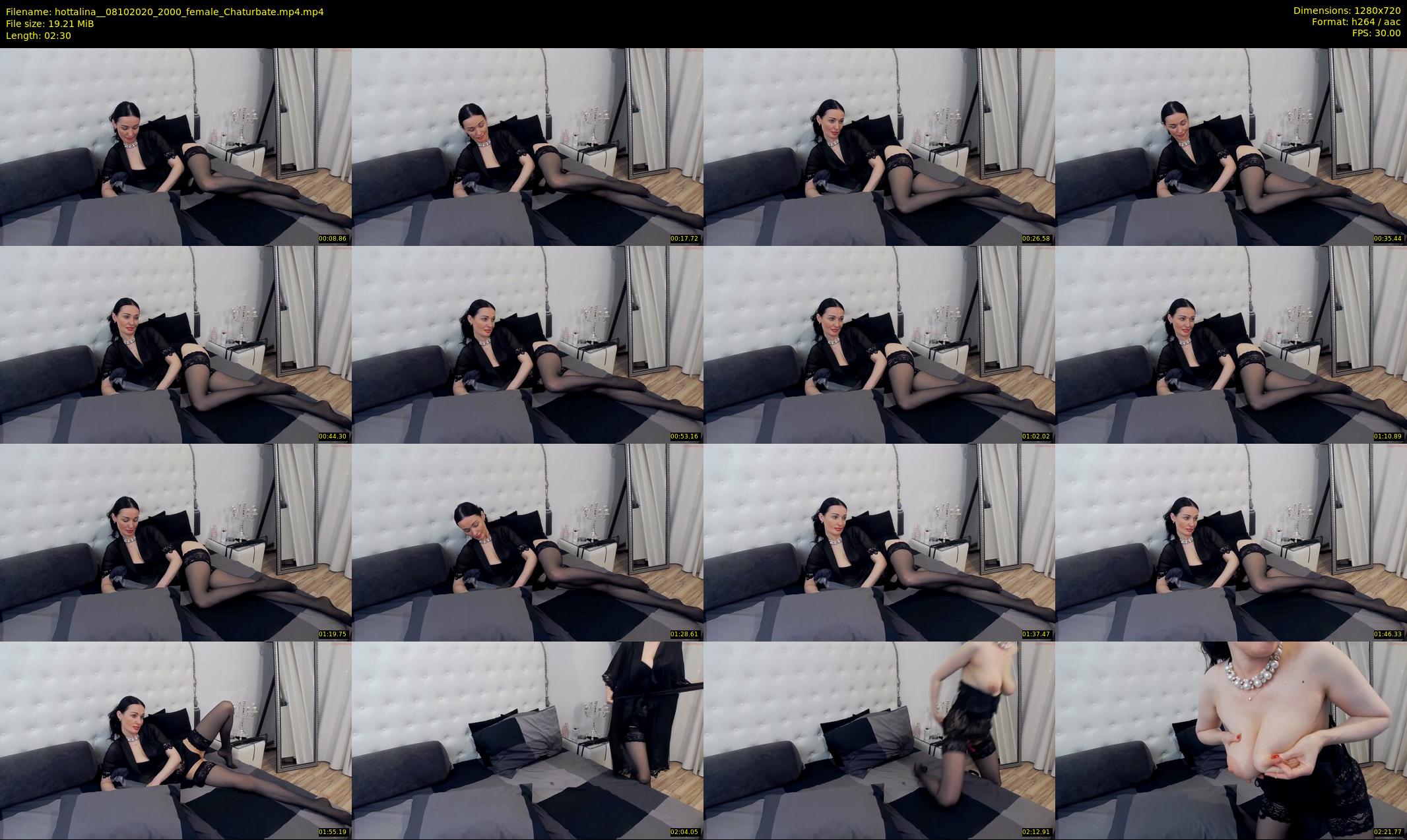 hottalina_ — 3 minute Chaturbate female cam show recording, 720p, Oct 8, 2020