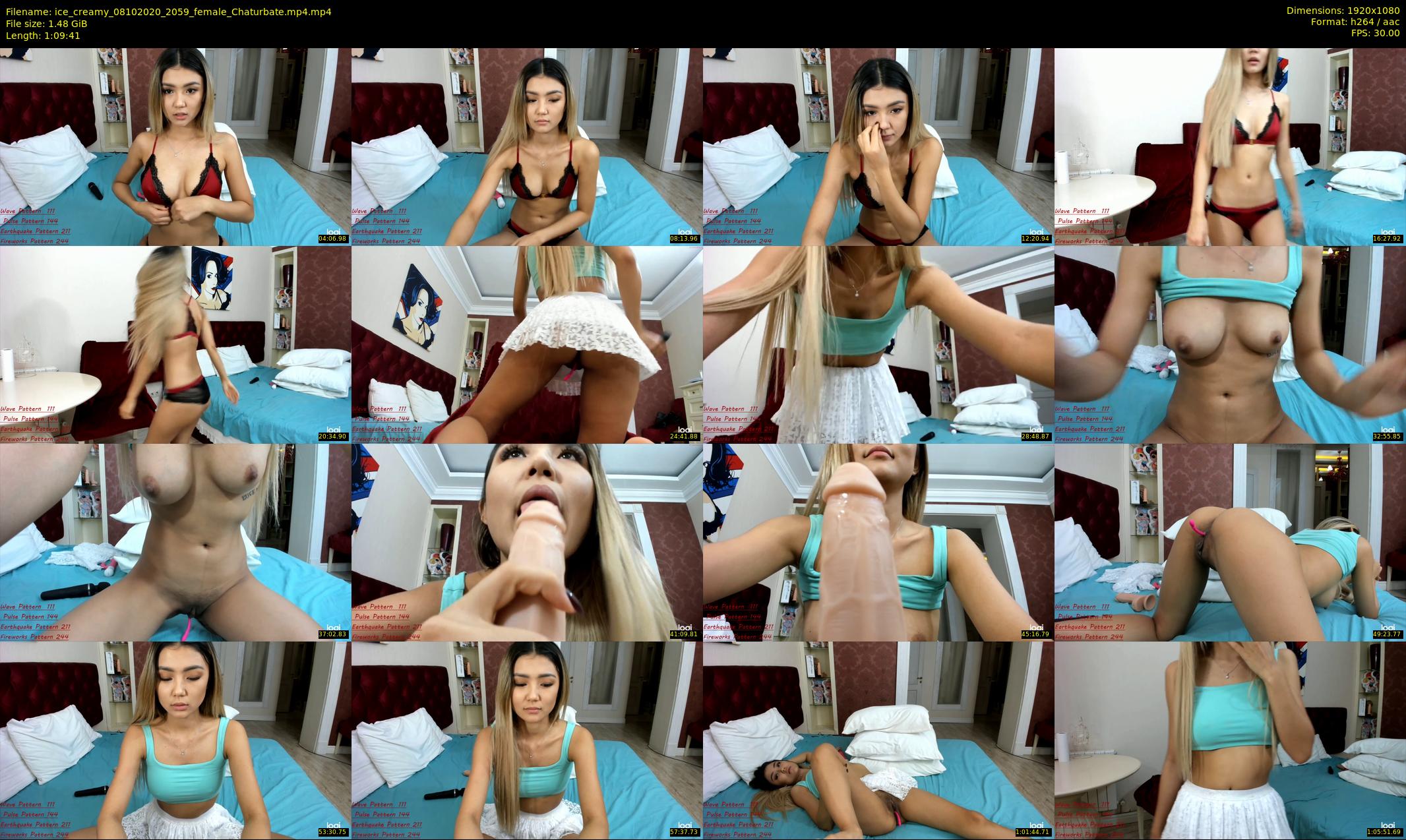 ice_creamy — 70 minute Chaturbate female cam show recording, 1080p, Oct 8, 2020