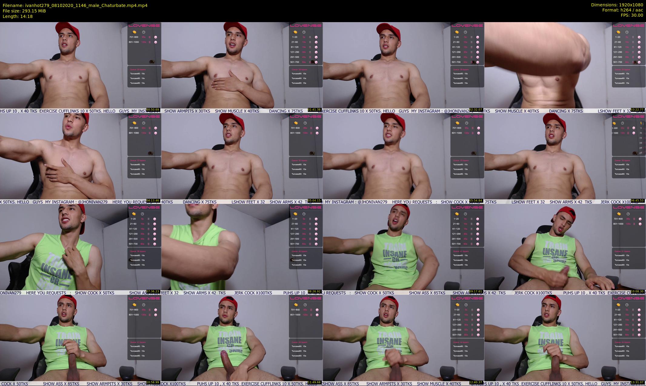 ivanhot279 — 15 minute Chaturbate male cam show recording, 1080p, Oct 8, 2020
