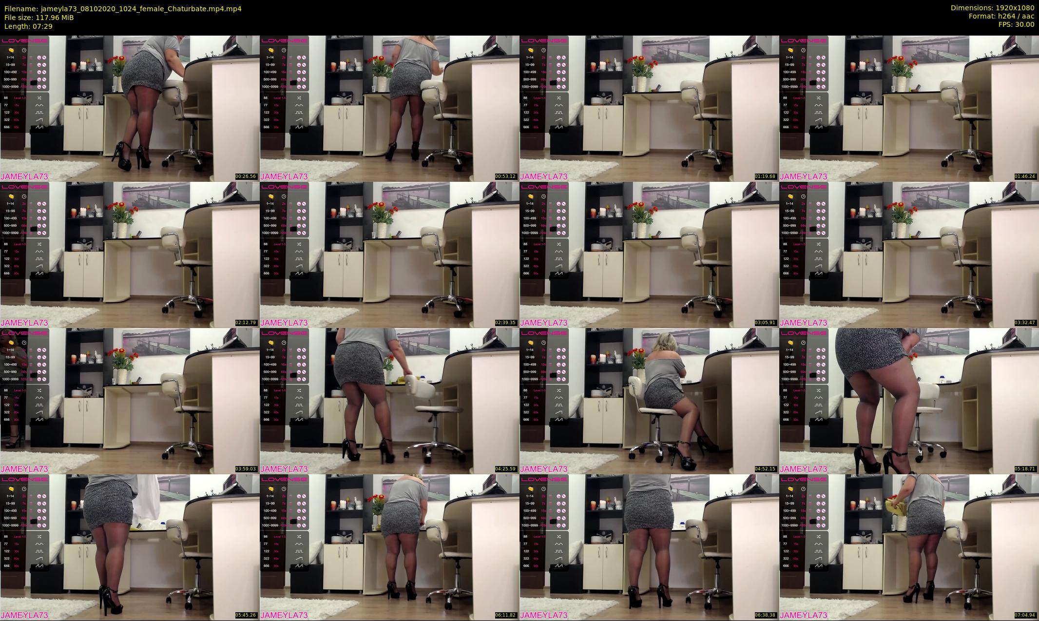 jameyla73 — 8 minute Chaturbate female cam show recording, 1080p, Oct 8, 2020