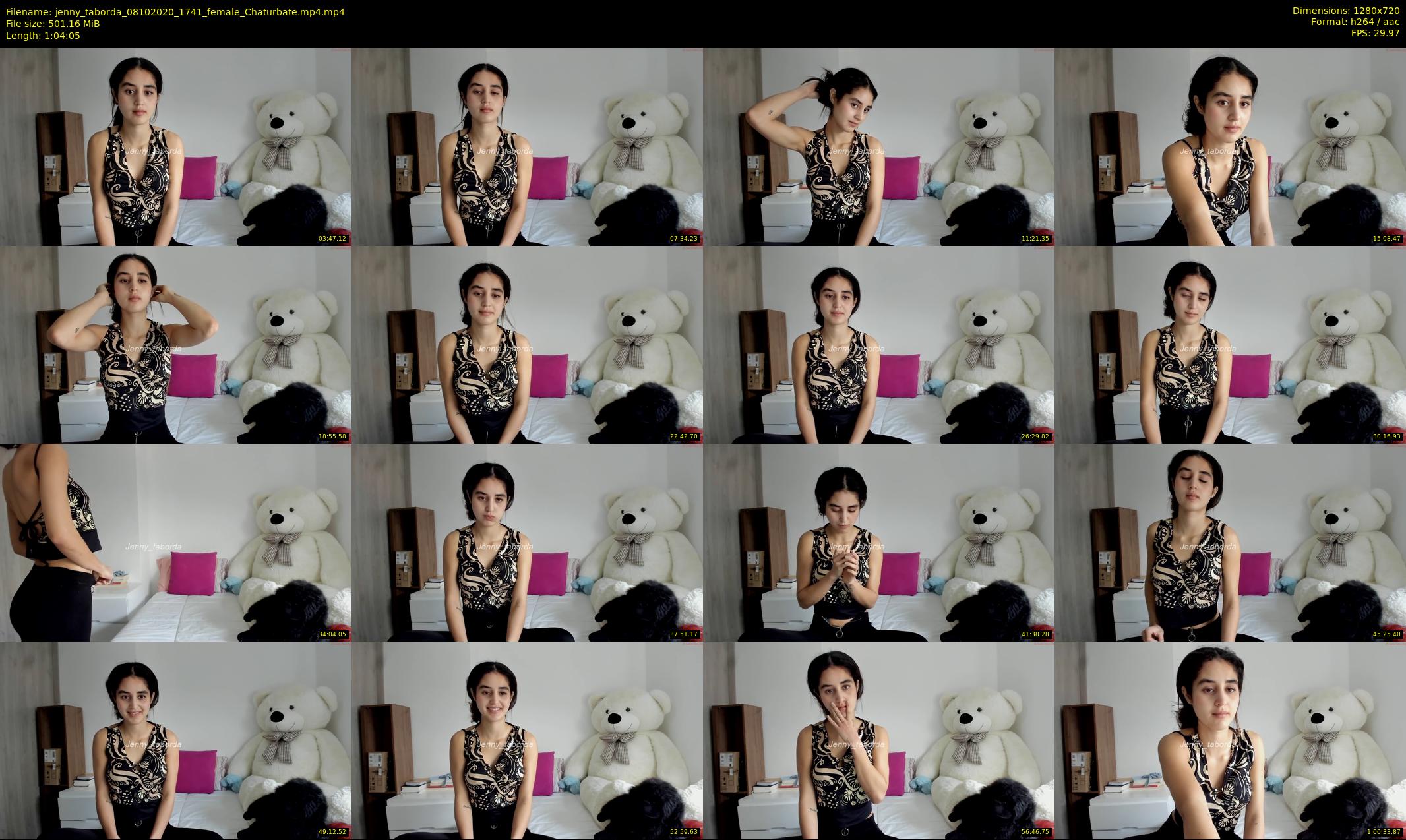 jenny_taborda — 65 minute Chaturbate female cam show recording, 720p, Oct 8, 2020