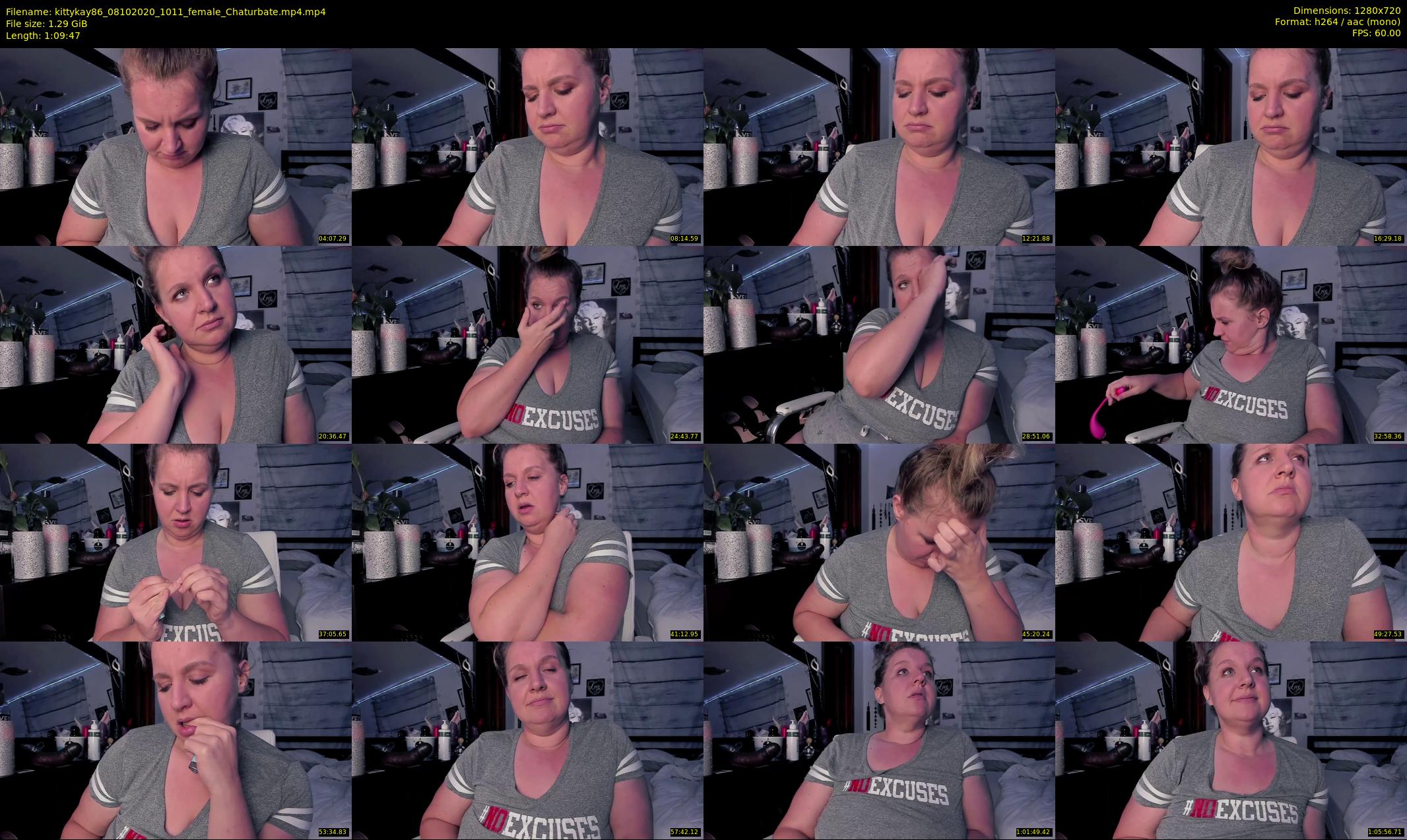 kittykay86 — 70 minute Chaturbate female cam show recording, 720p, Oct 8, 2020