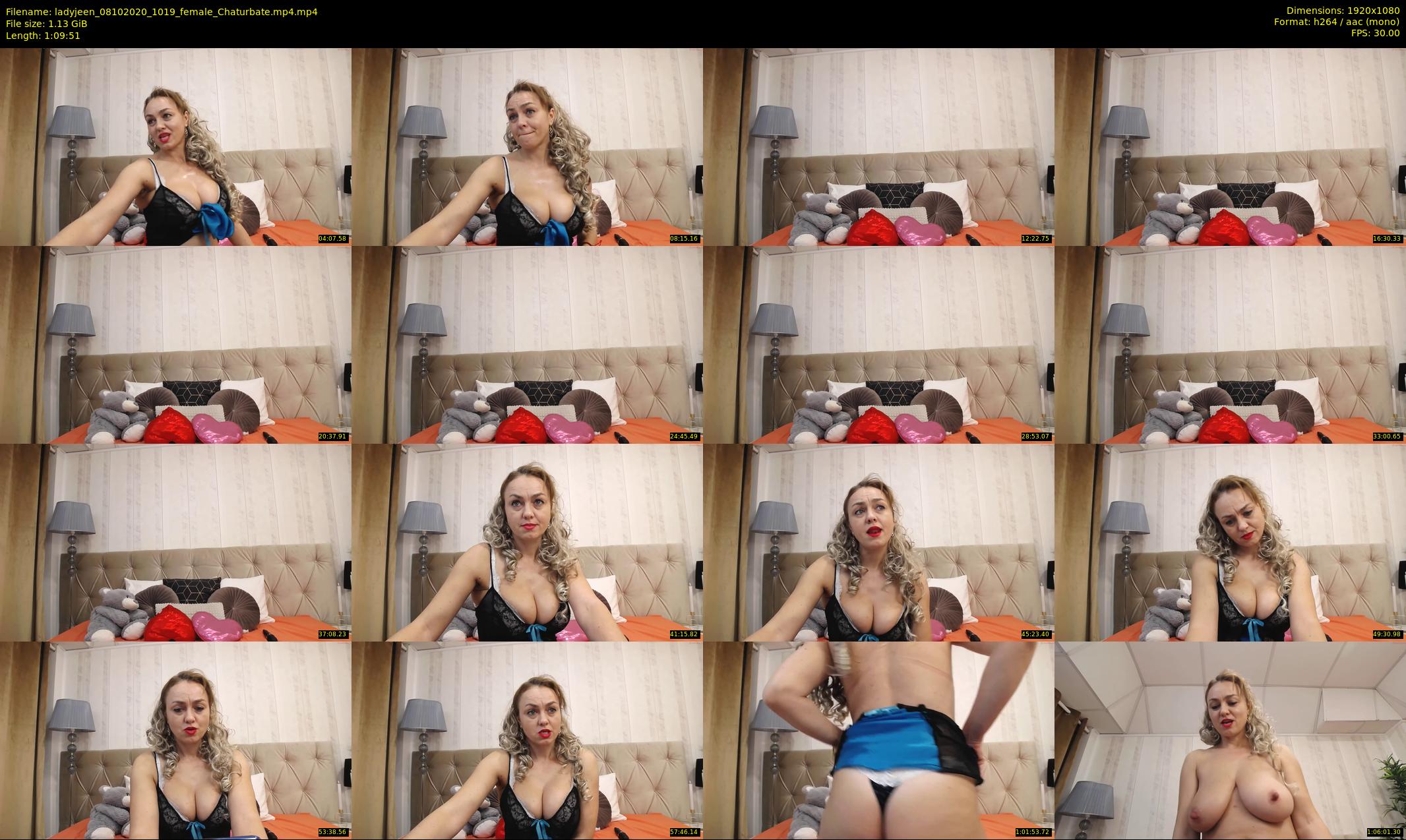 ladyjeen — 70 minute Chaturbate female cam show recording, 1080p, Oct 8, 2020