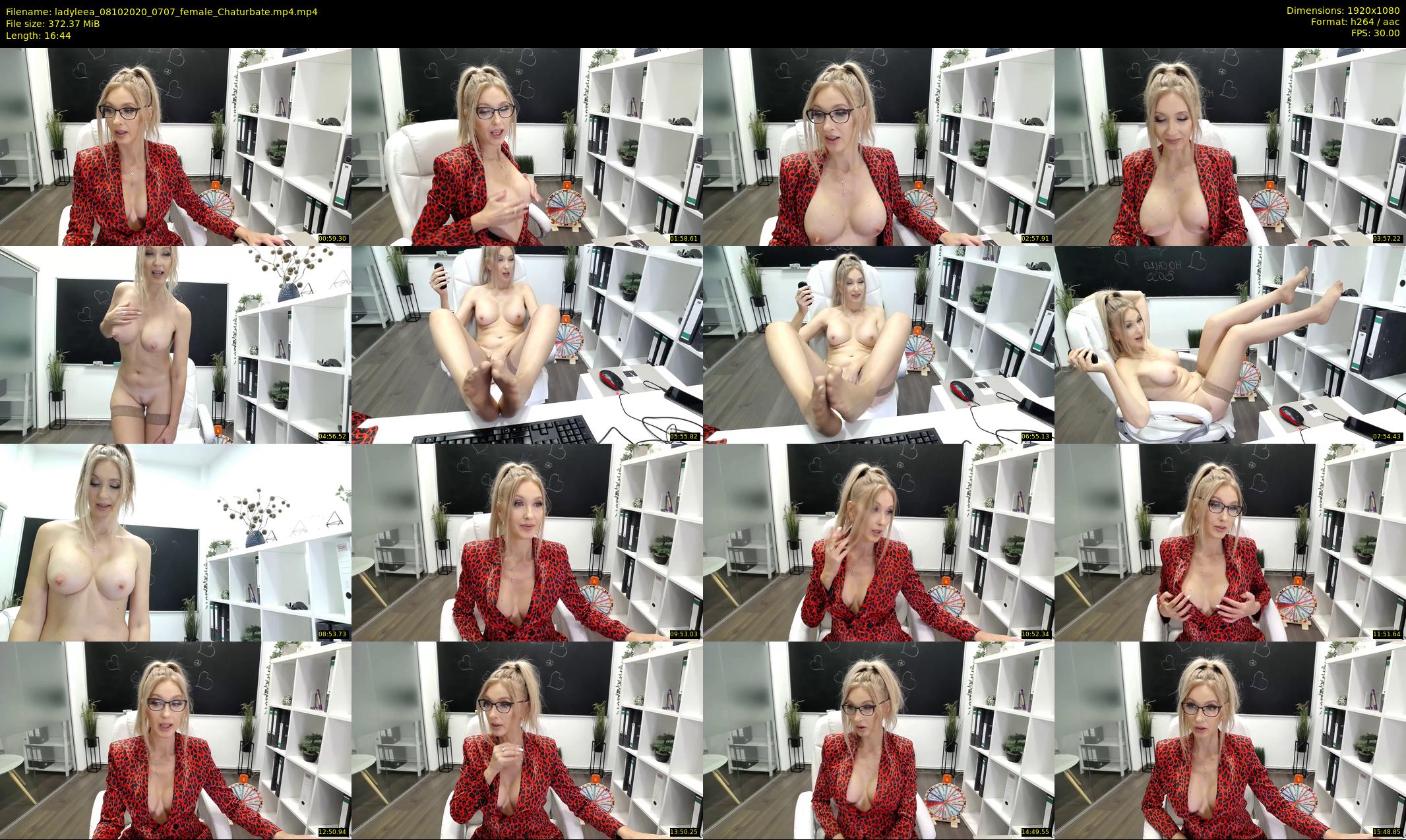 ladyleea — 17 minute Chaturbate female cam show recording, 1080p, Oct 8, 2020