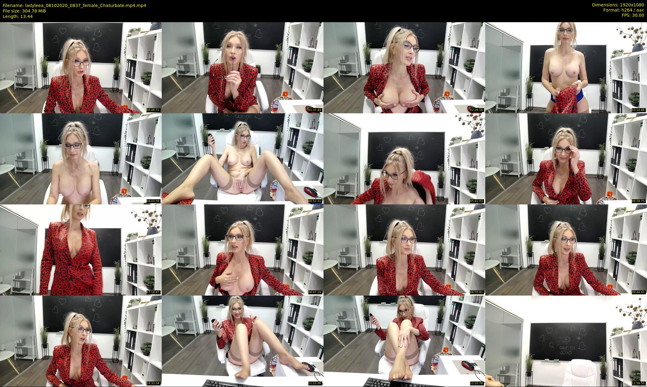 ladyleea — 14 minute Chaturbate female cam show recording, 1080p, Oct 8, 2020