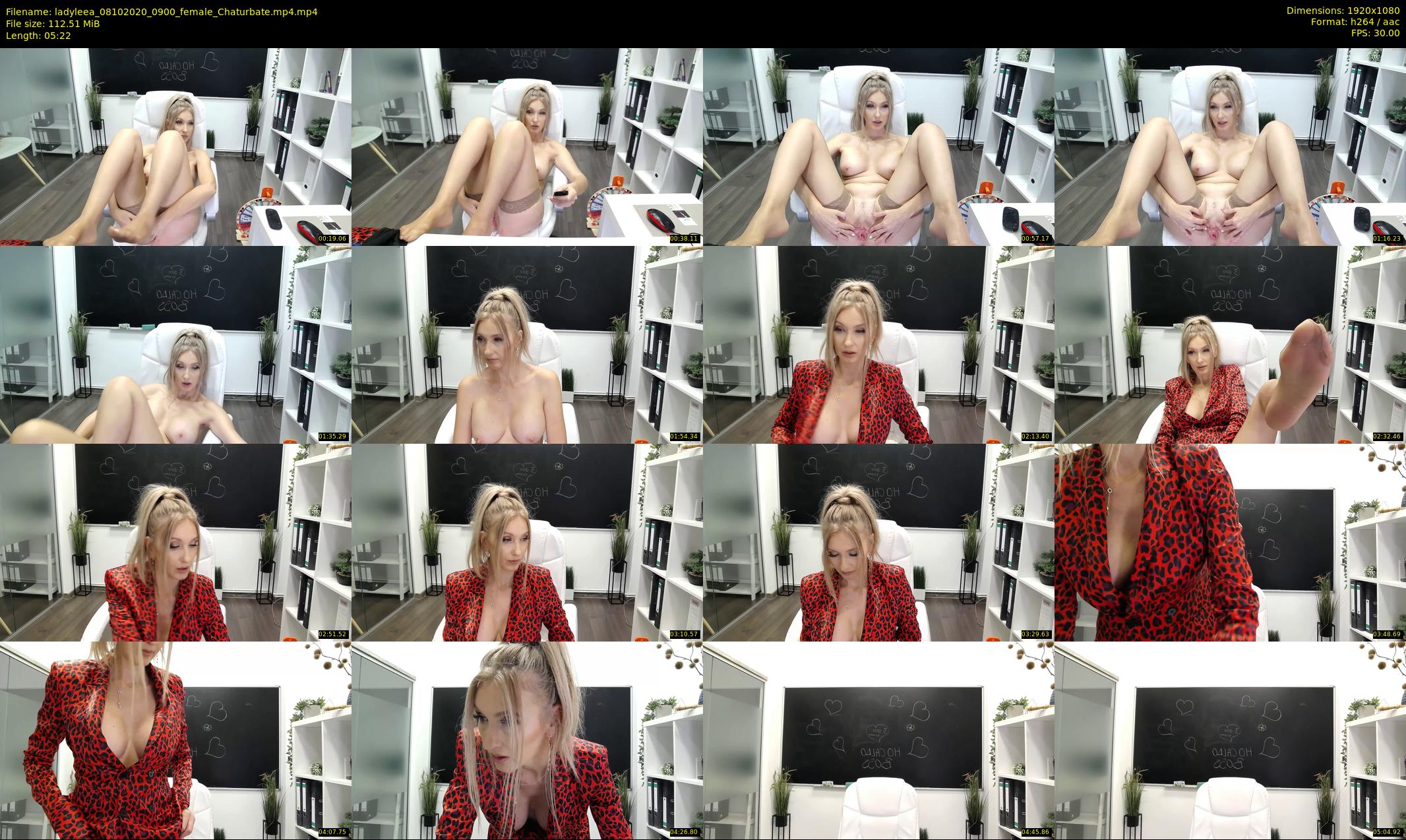 ladyleea — 6 minute Chaturbate female cam show recording, 1080p, Oct 8, 2020