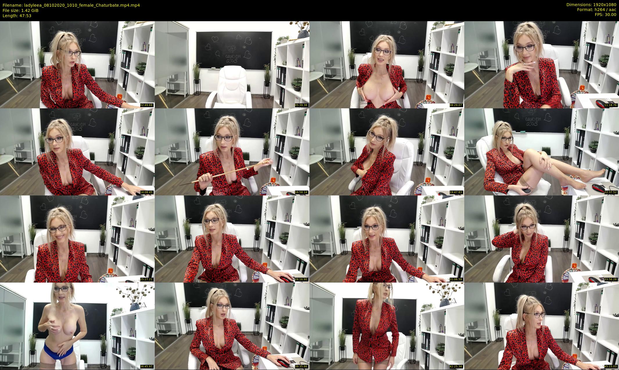 ladyleea — 48 minute Chaturbate female cam show recording, 1080p, Oct 8, 2020