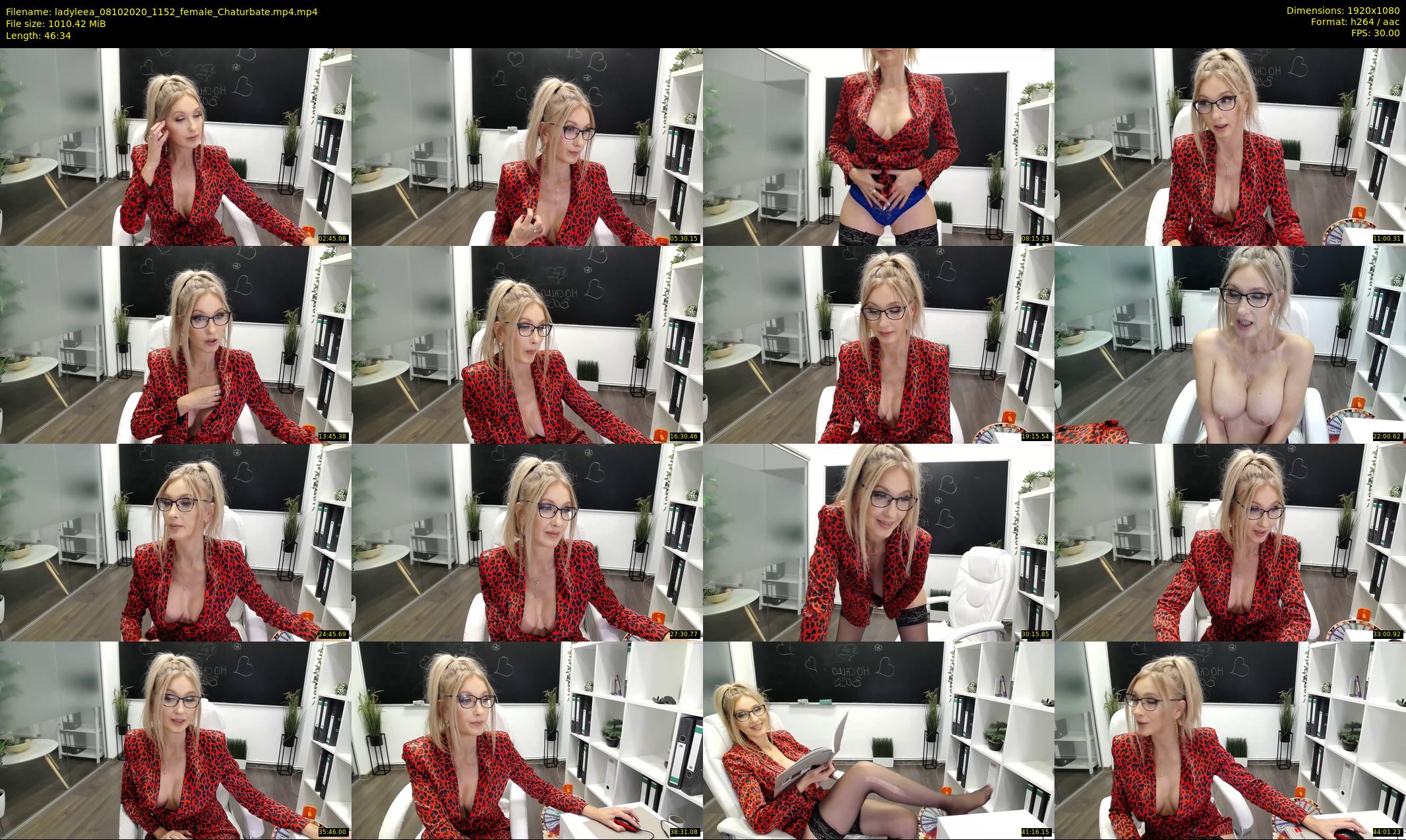 ladyleea — 47 minute Chaturbate female cam show recording, 1080p, Oct 8, 2020