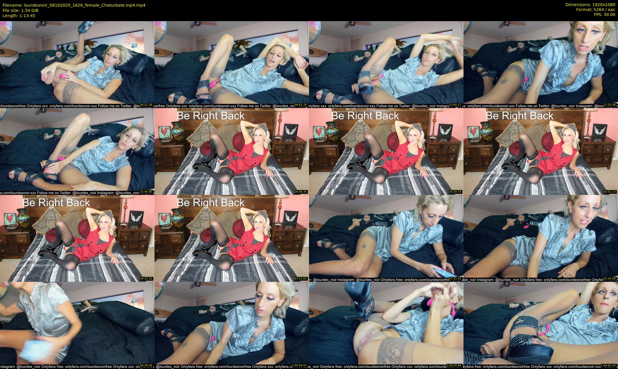 lourdesnoir — 74 minute Chaturbate female cam show recording, 1080p, Oct 8, 2020
