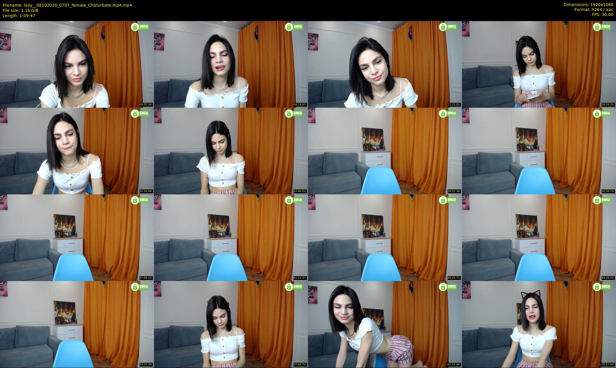 loxy_ — 70 minute Chaturbate female cam show recording, 1080p, Oct 8, 2020