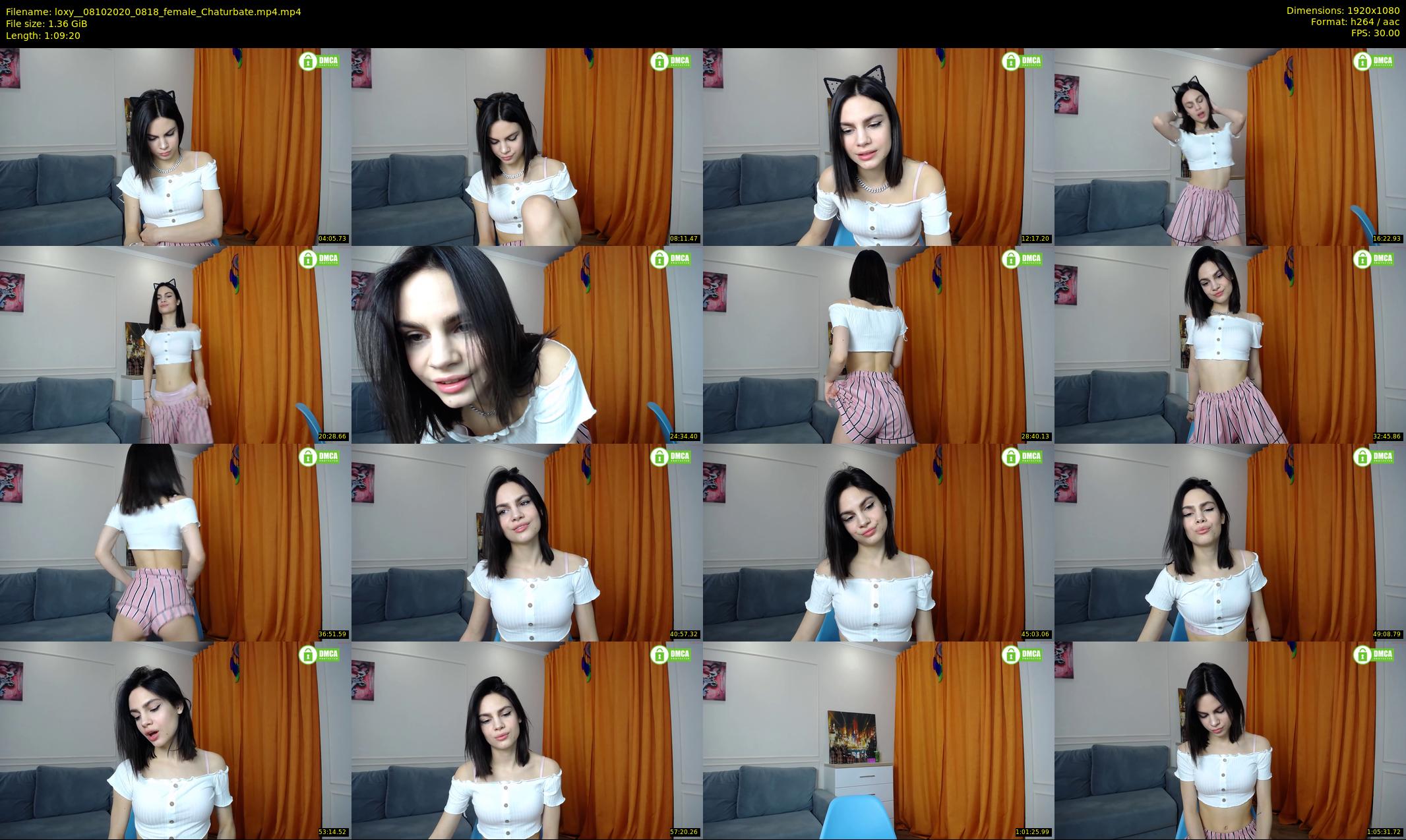 loxy_ — 70 minute Chaturbate female cam show recording, 1080p, Oct 8, 2020