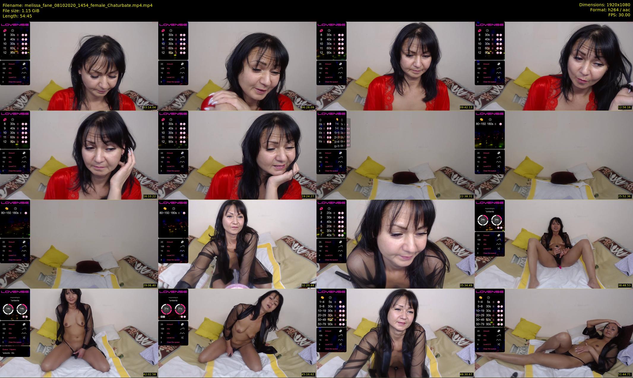 melissa_fane — 55 minute Chaturbate female cam show recording, 1080p, Oct 8, 2020