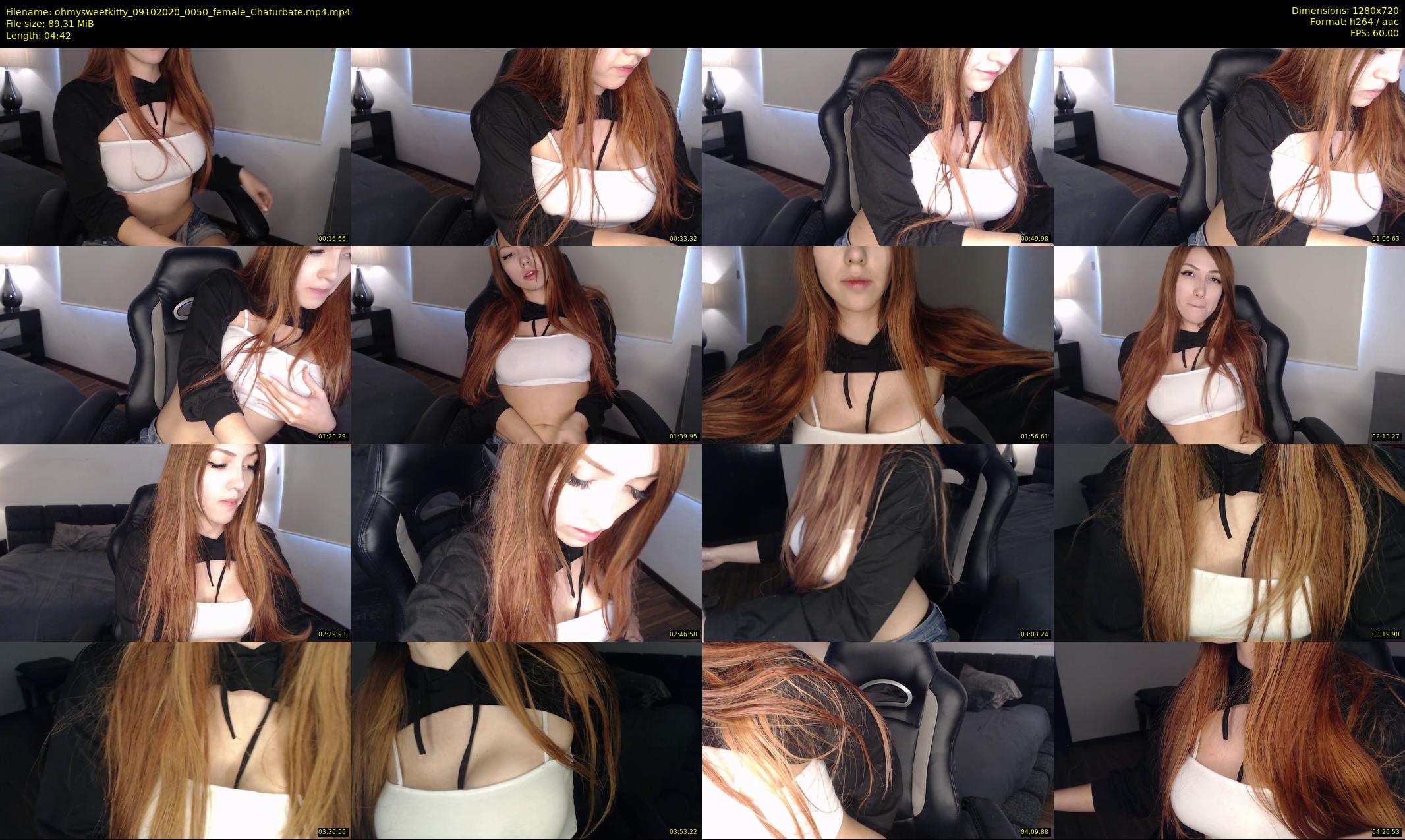 ohmysweetkitty — 5 minute Chaturbate female cam show recording, 720p, Oct 9, 2020