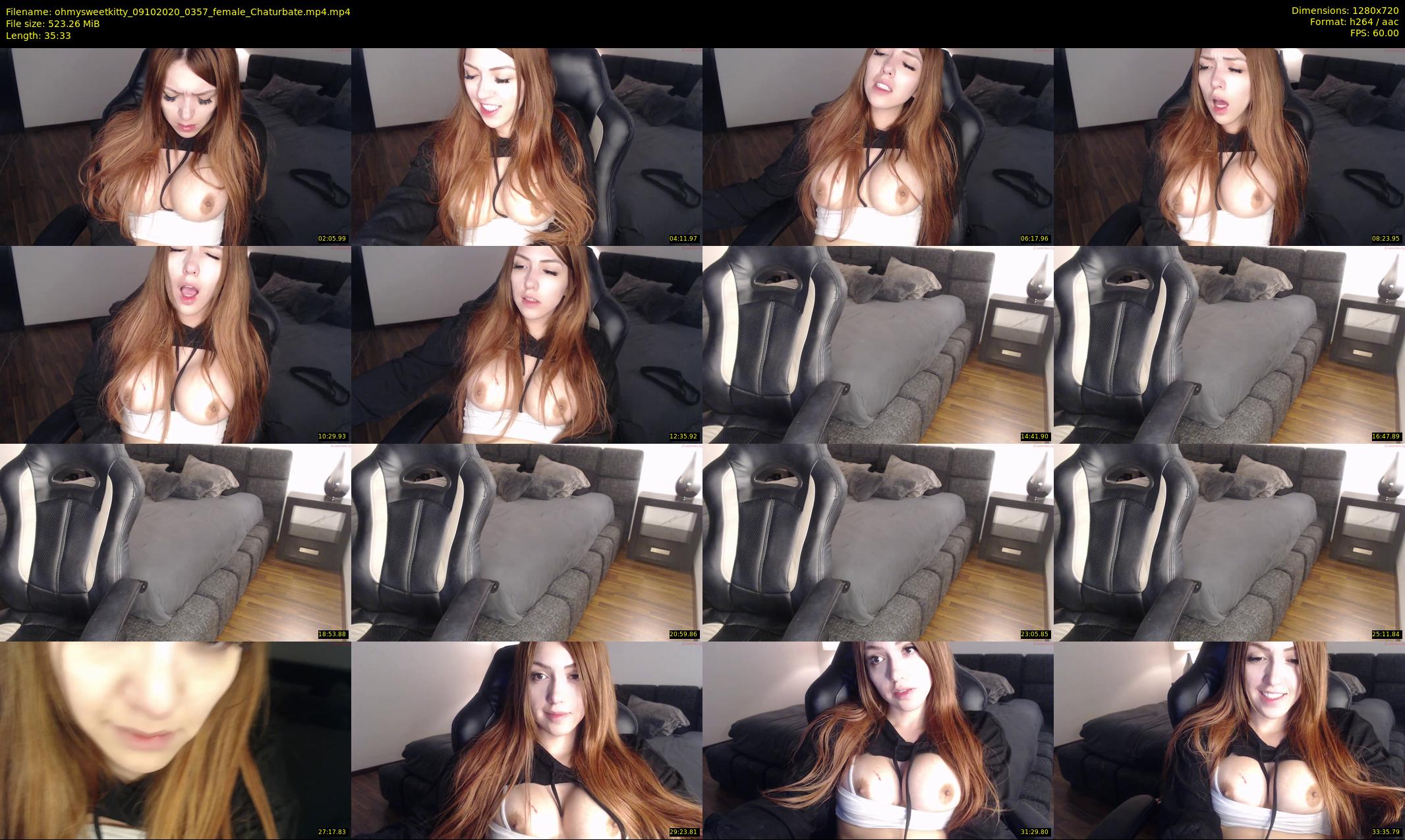 ohmysweetkitty — 36 minute Chaturbate female cam show recording, 720p, Oct 9, 2020