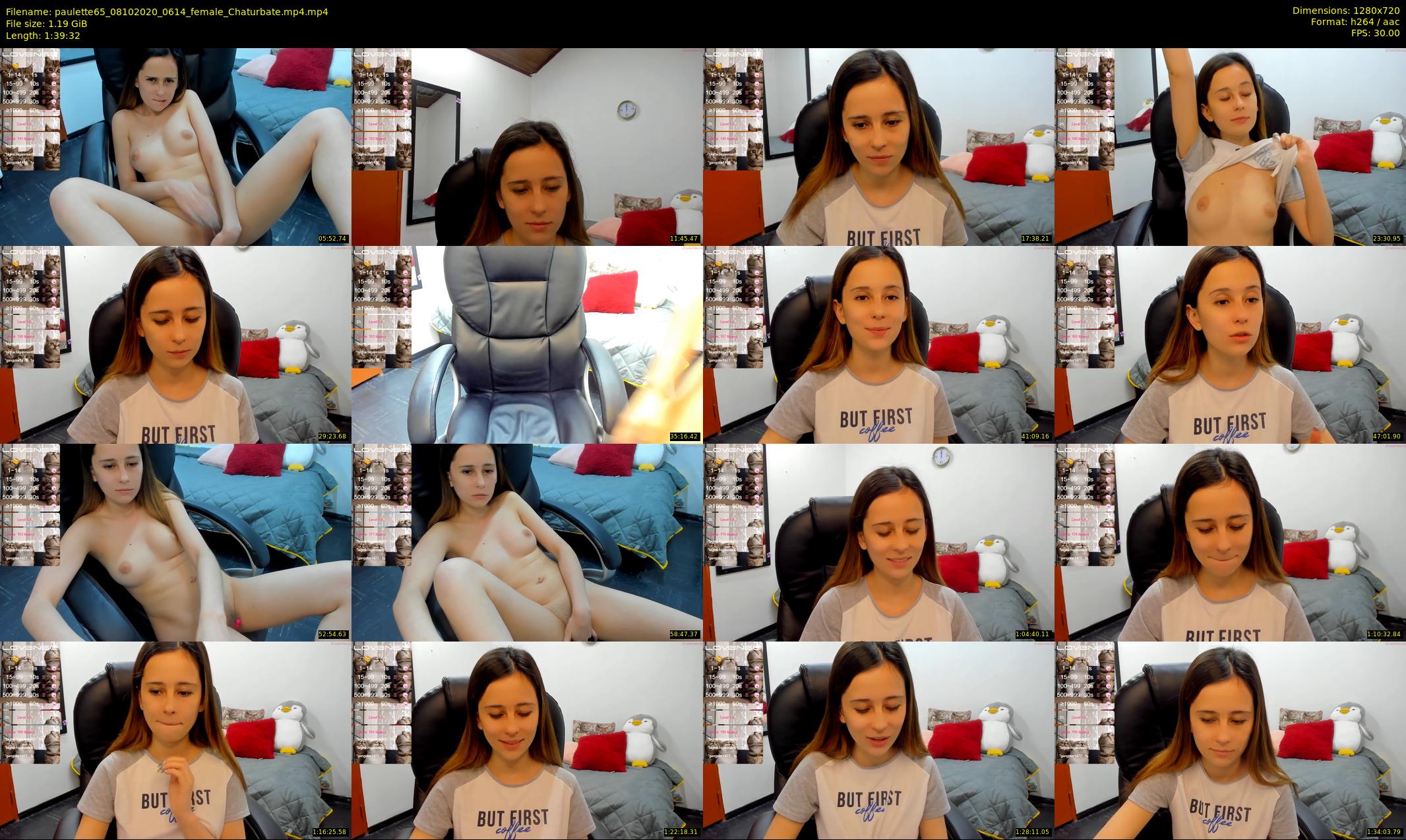 paulette65 — 100 minute Chaturbate female cam show recording, 720p, Oct 8, 2020
