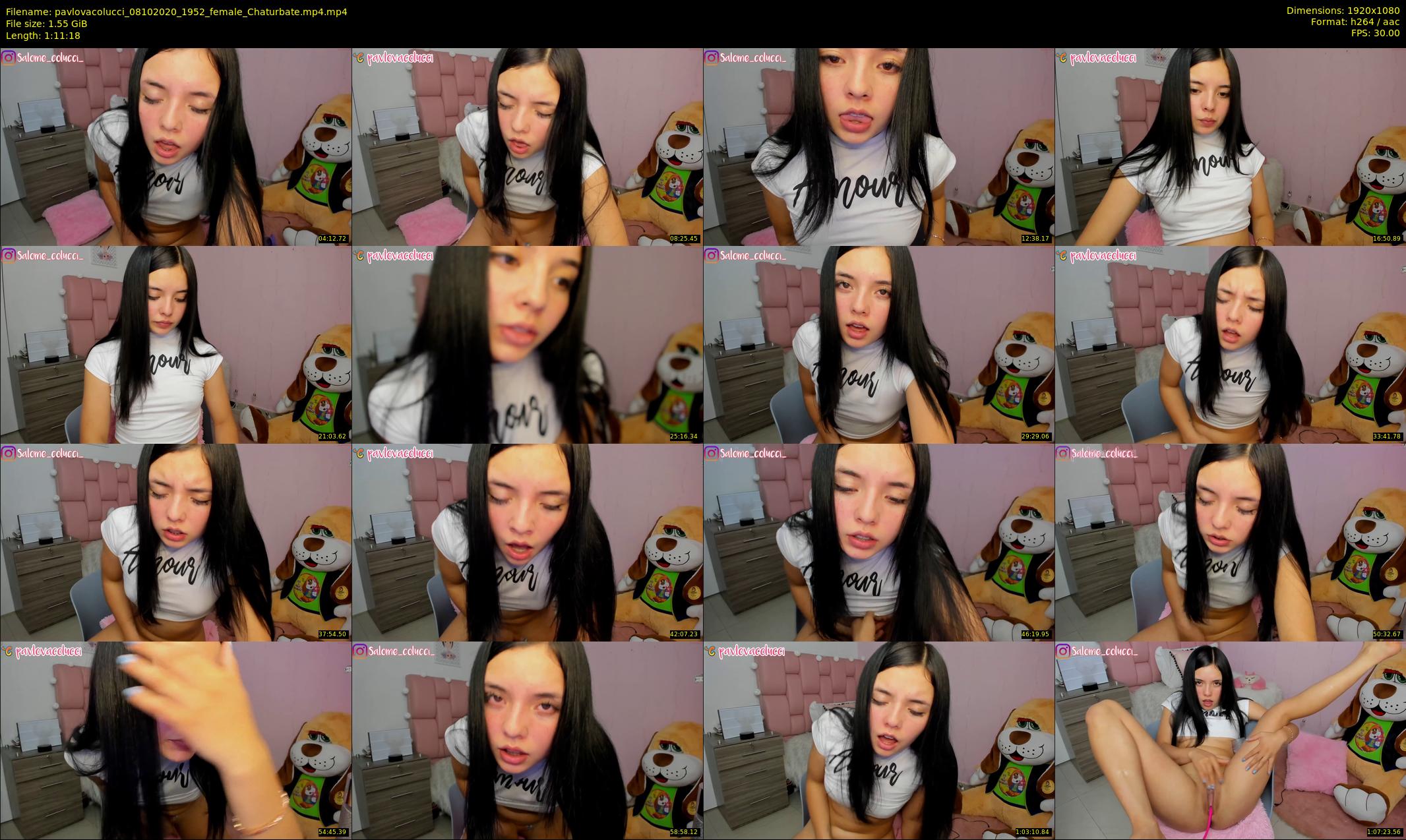 pavlovacolucci — 72 minute Chaturbate female cam show recording, 1080p, Oct 8, 2020