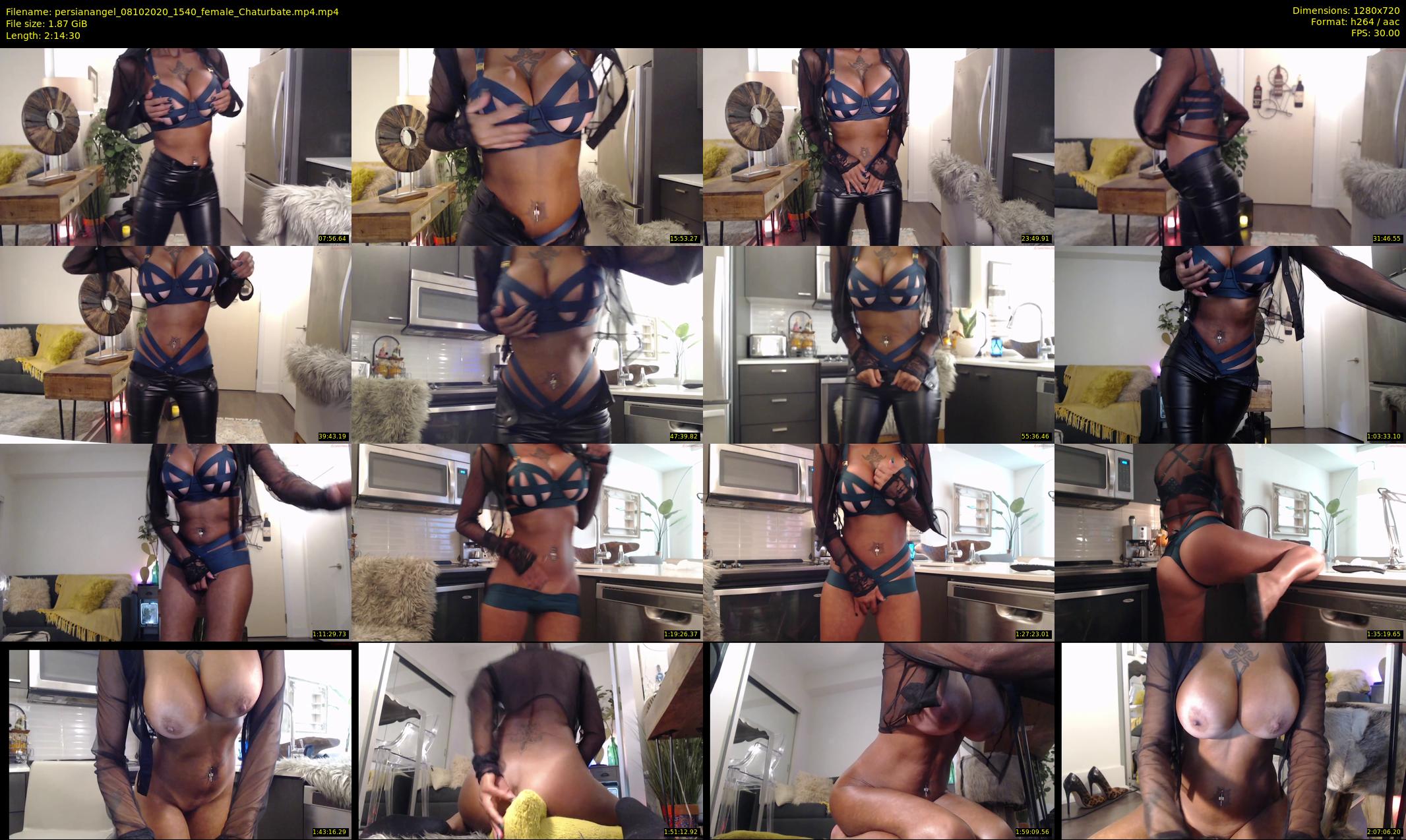 persianangel — 135 minute Chaturbate female cam show recording, 720p, Oct 8, 2020