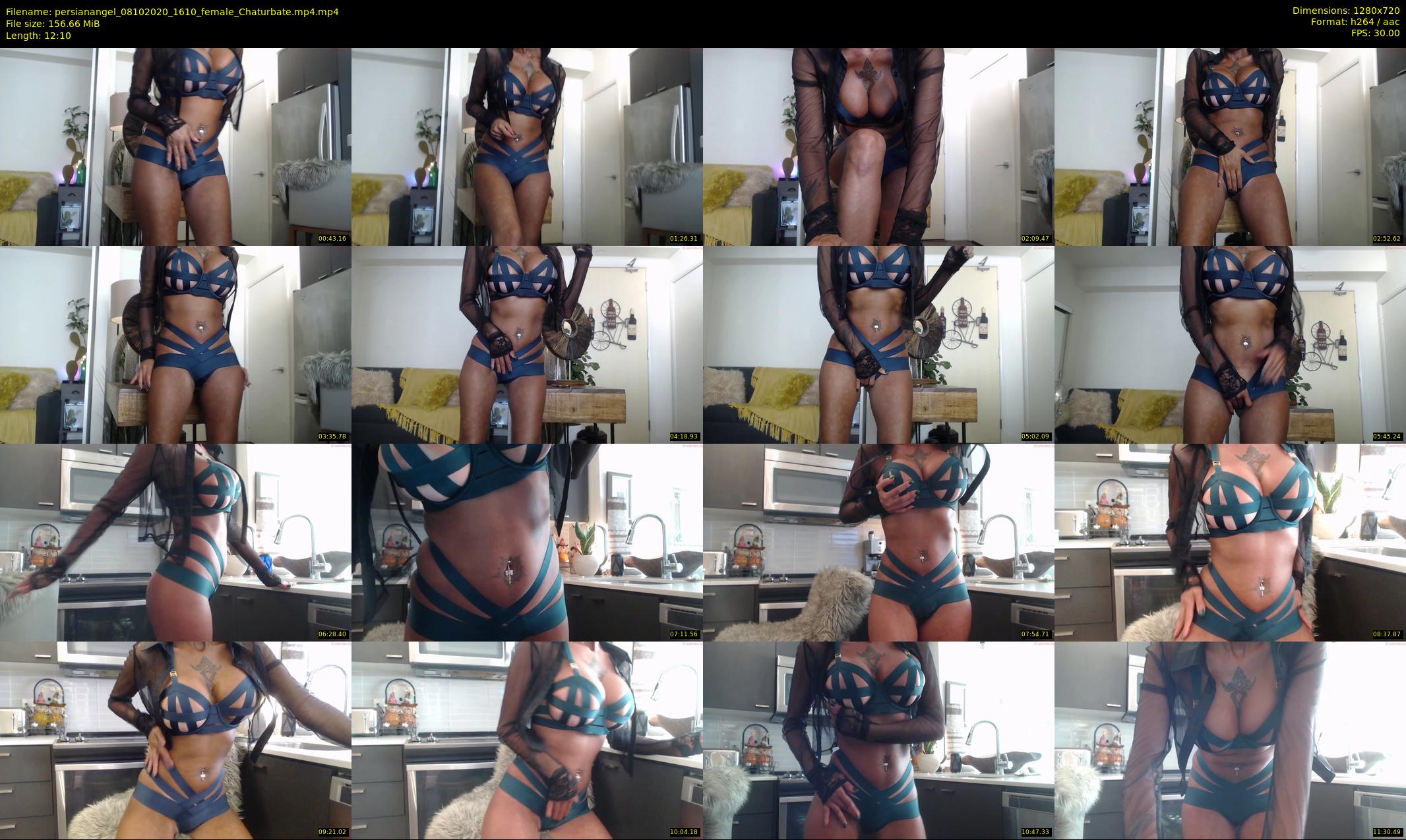 persianangel — 13 minute Chaturbate female cam show recording, 720p, Oct 8, 2020