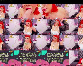 pyrowayne — 59 minute Chaturbate female cam show recording, 720p, Oct 9, 2020