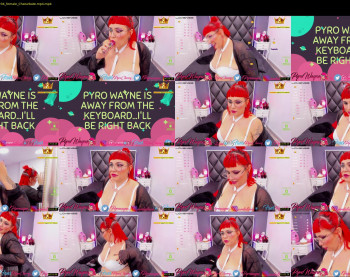 pyrowayne — 59 minute Chaturbate female cam show recording, 720p, Oct 9, 2020