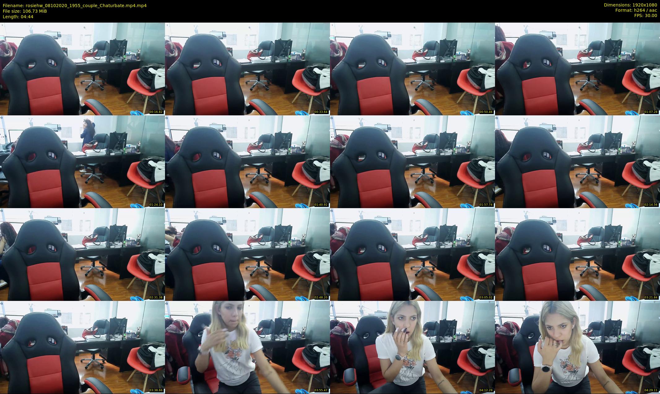 rosiehw — 5 minute Chaturbate couple cam show recording, 1080p, Oct 8, 2020