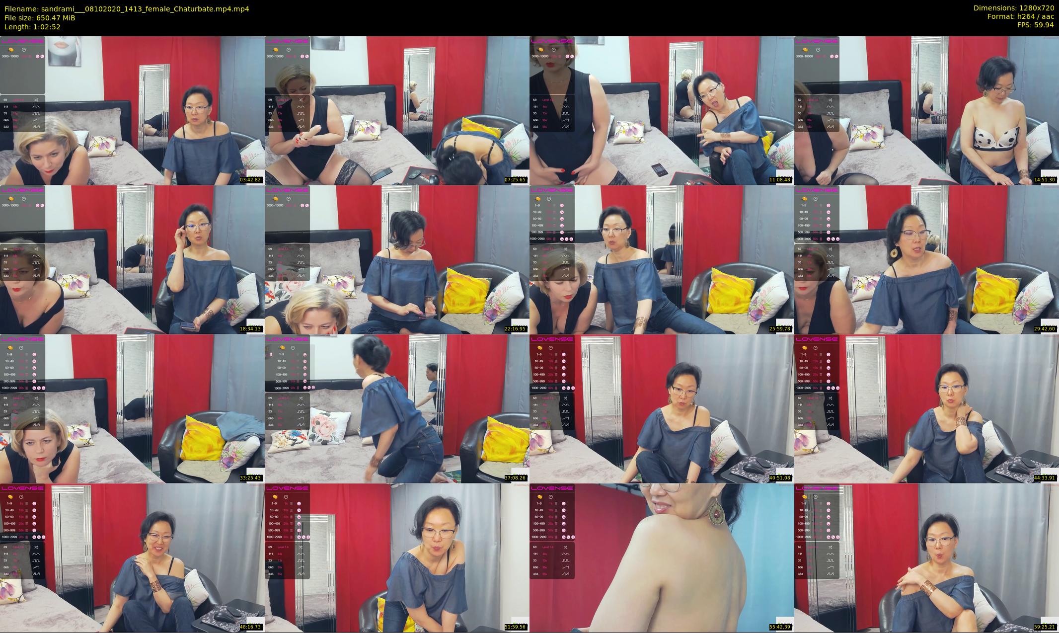 sandrami__ — 63 minute Chaturbate female cam show recording, 720p, Oct 8, 2020