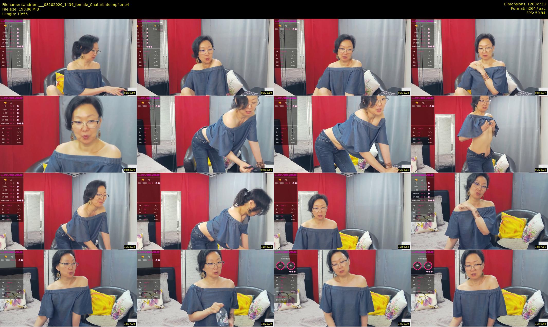 sandrami__ — 20 minute Chaturbate female cam show recording, 720p, Oct 8, 2020