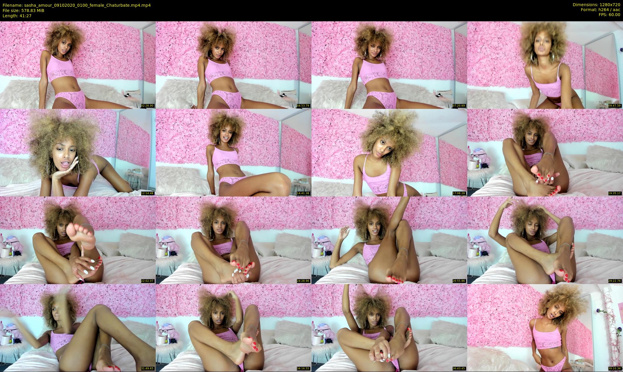 sasha_amour — 42 minute Chaturbate female cam show recording, 720p, Oct 9, 2020
