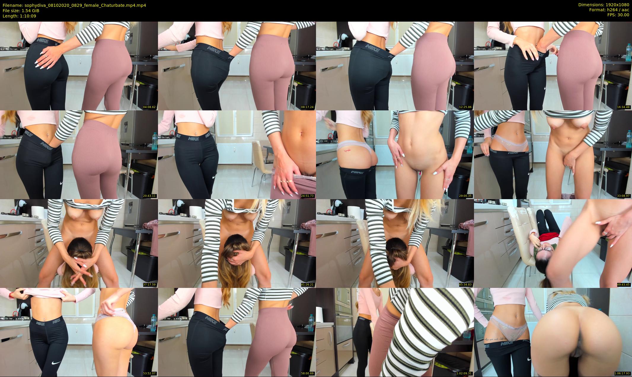 sophydiva — 71 minute Chaturbate female cam show recording, 1080p, Oct 8, 2020