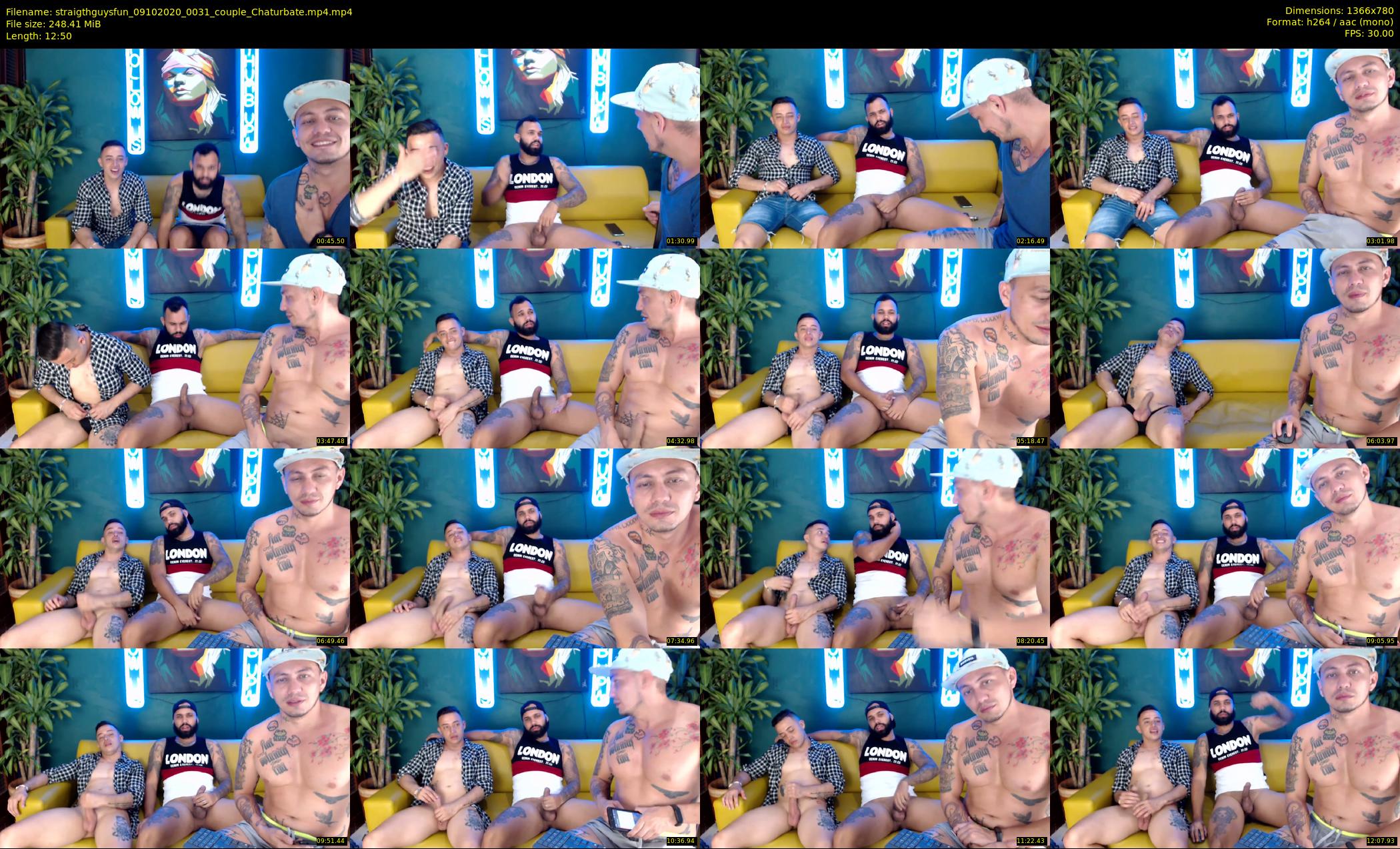straigthguysfun — 13 minute Chaturbate male cam show recording, 720p, Oct 9, 2020