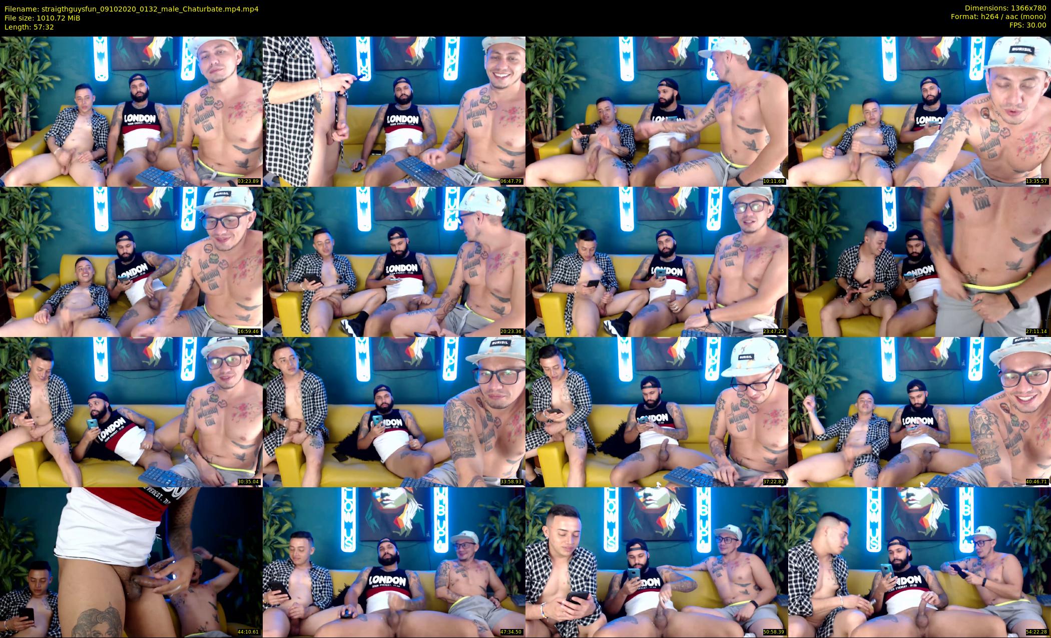 straigthguysfun — 58 minute Chaturbate male cam show recording, 720p, Oct 9, 2020